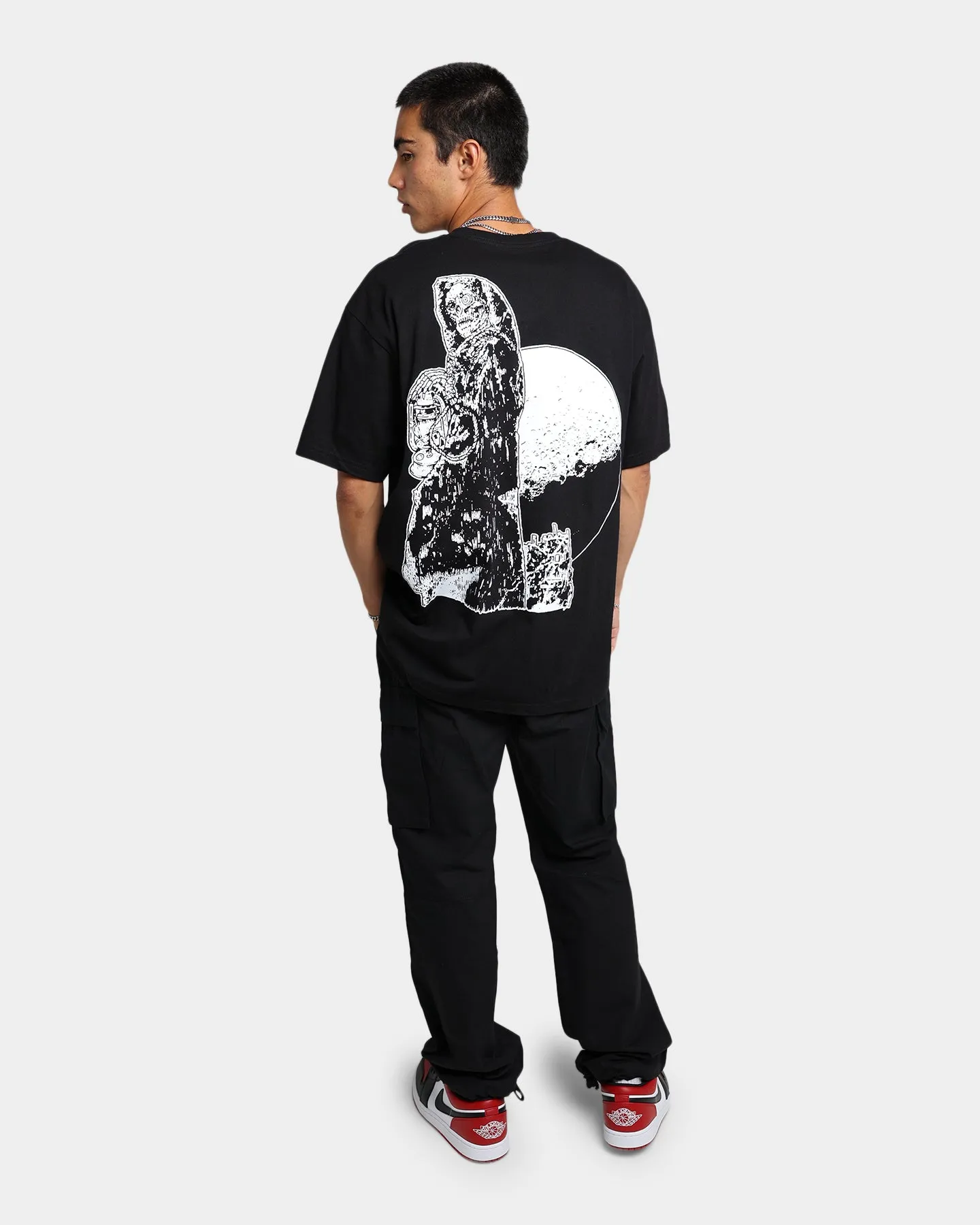 Rats Get Fat X Funeral French FF Reaper T-Shirt Black Comfortable All Day Wear