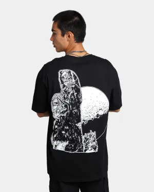 Rats Get Fat X Funeral French FF Reaper T-Shirt Black Versatile Comfort Wear