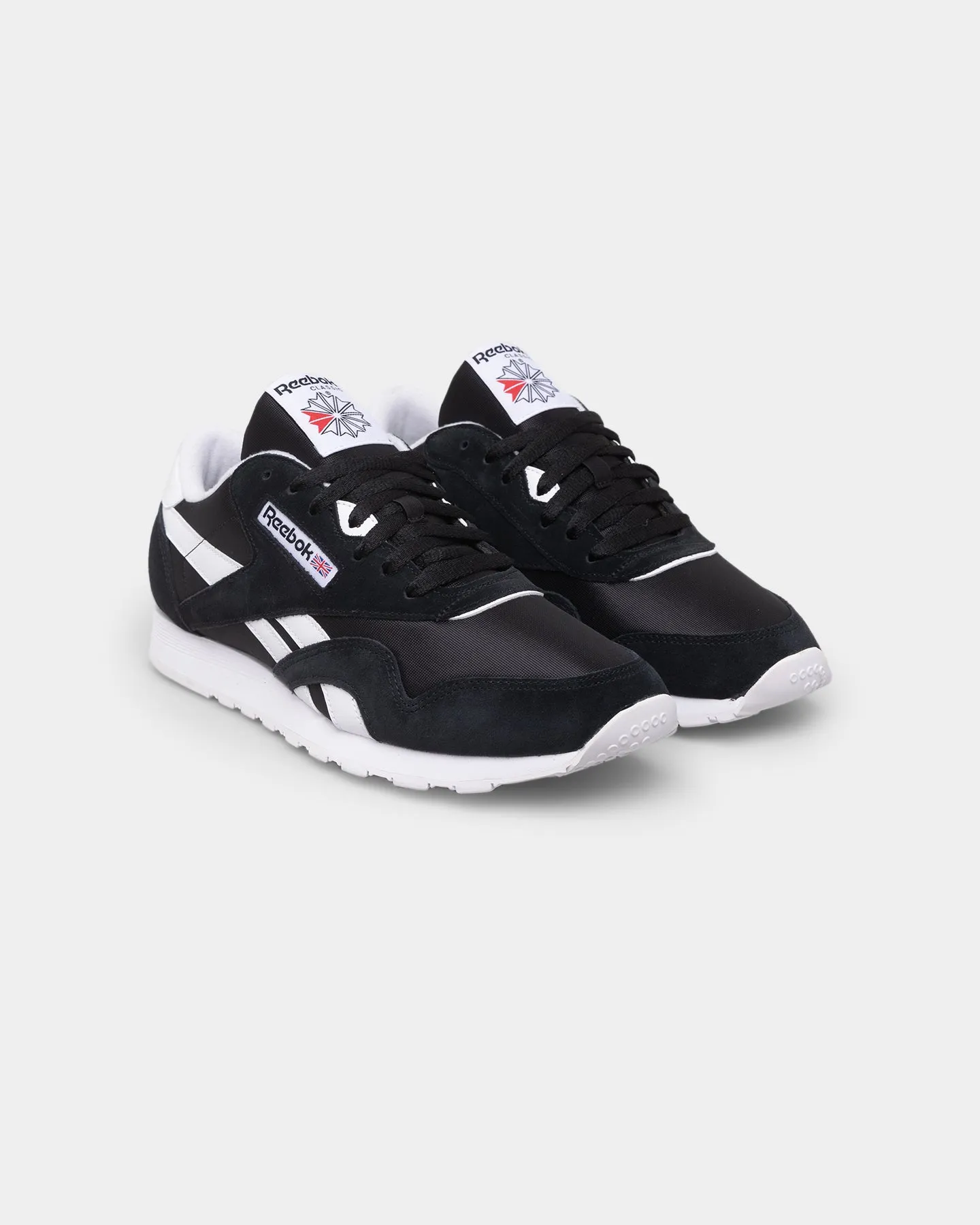 Anatomical Toe Shape Clear Glow Reebok Classic Nylon Core Black/Footwear White