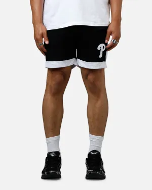 New Era Philadelphia Phillies Sport Class Shorts Black/White Outdoor Fit Subtle Charm