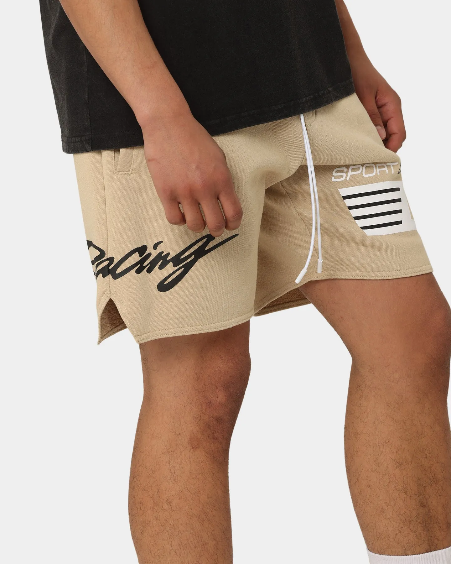 Carr?? Automobile Sweat Shorts Stone soccer uniform