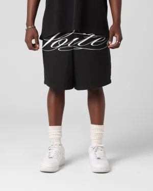Loiter Script Walk Shorts Black UPFProtection Movement Ready