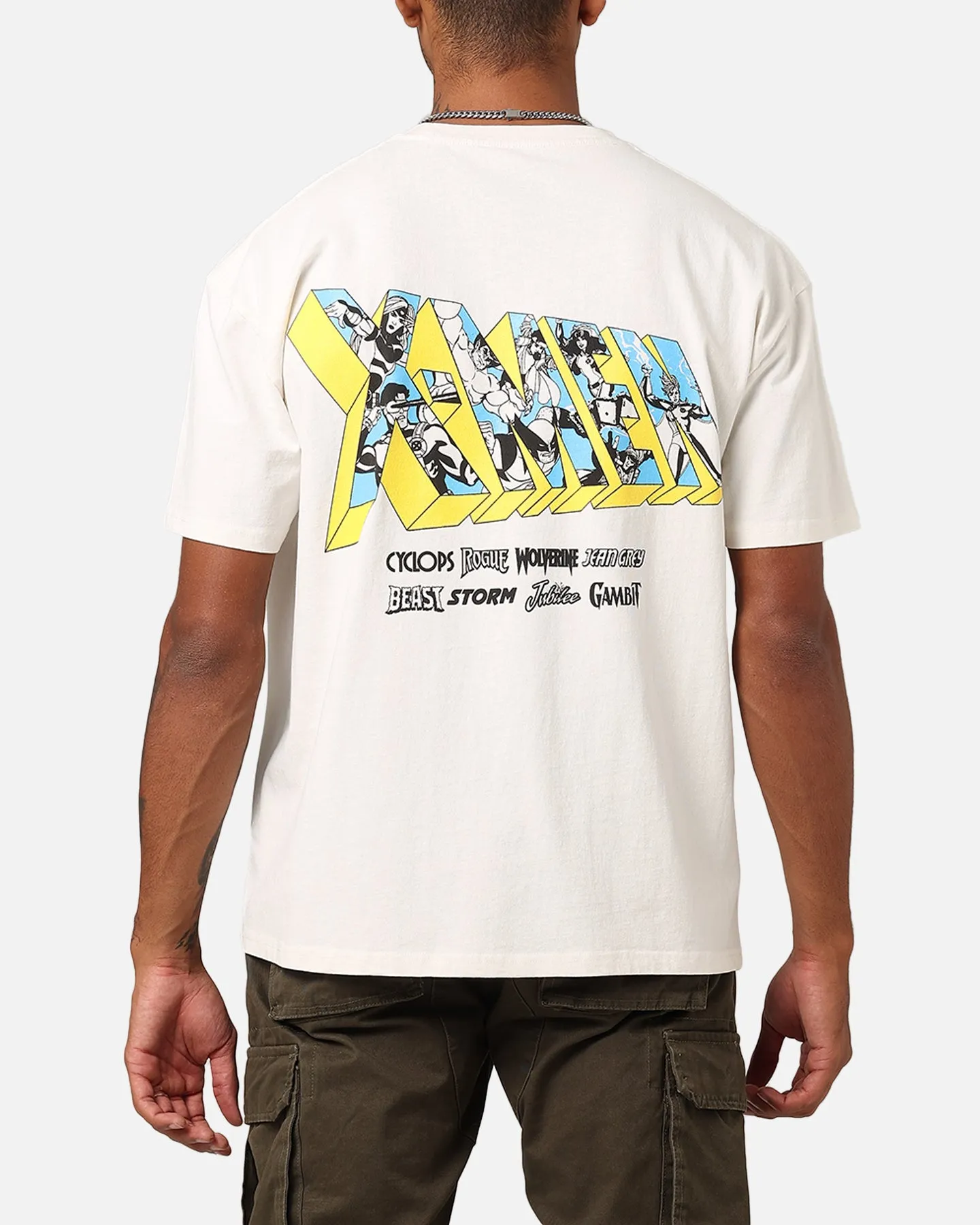 Travel Fashion Slim fit sleekness Marvel X-Men The Blackbird T-Shirt Off White