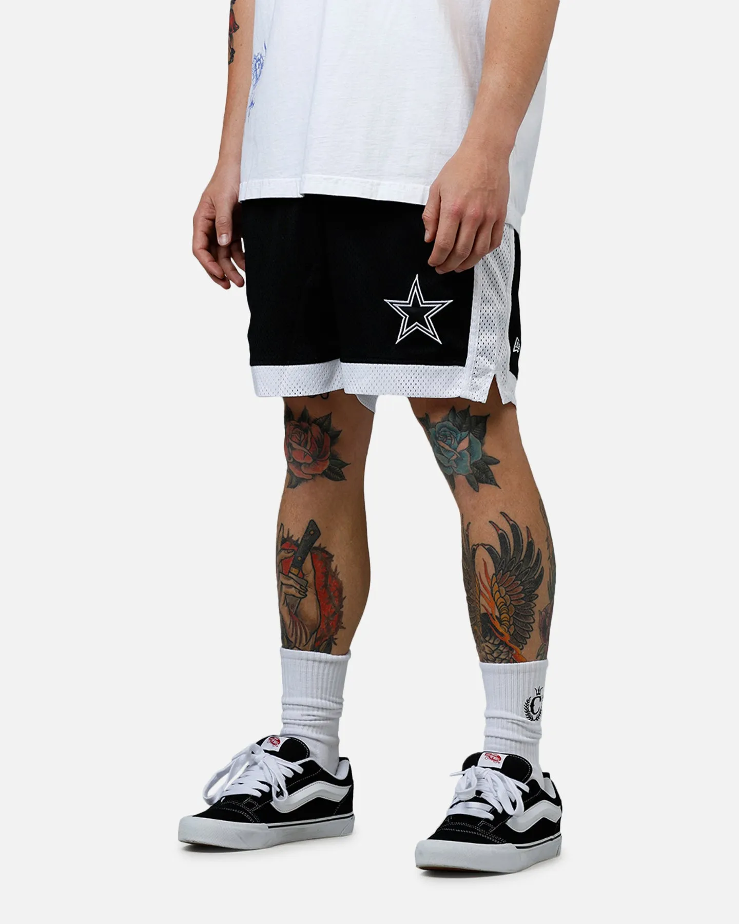 Quick Comfort New Era Dallas Cowboys Sport Class Shorts Black/White