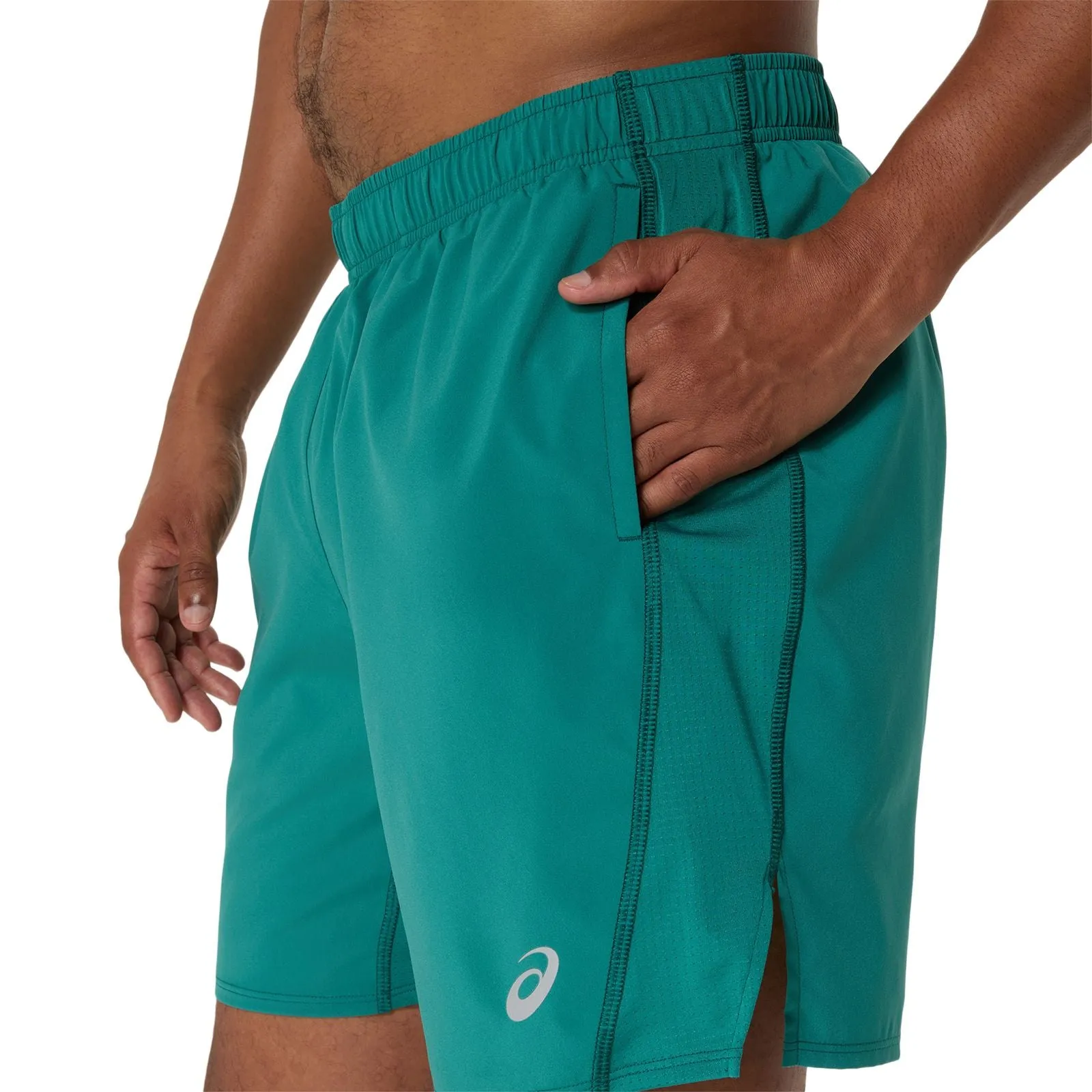 Tagless label cycling clothing Asics Core 7" Mens Shorts