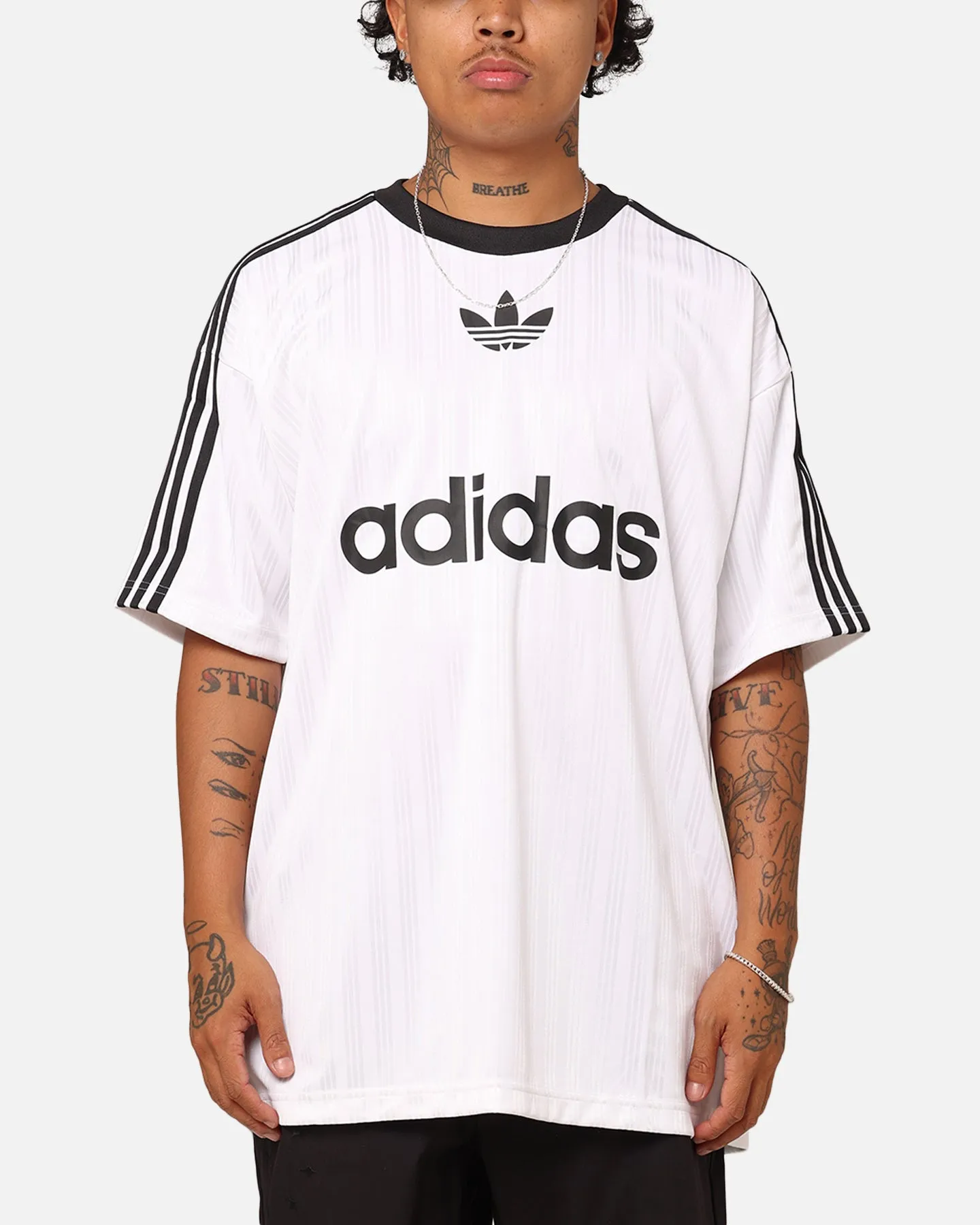 NonIrritating Fabric Adidas Adicolour T-Shirt White/Black