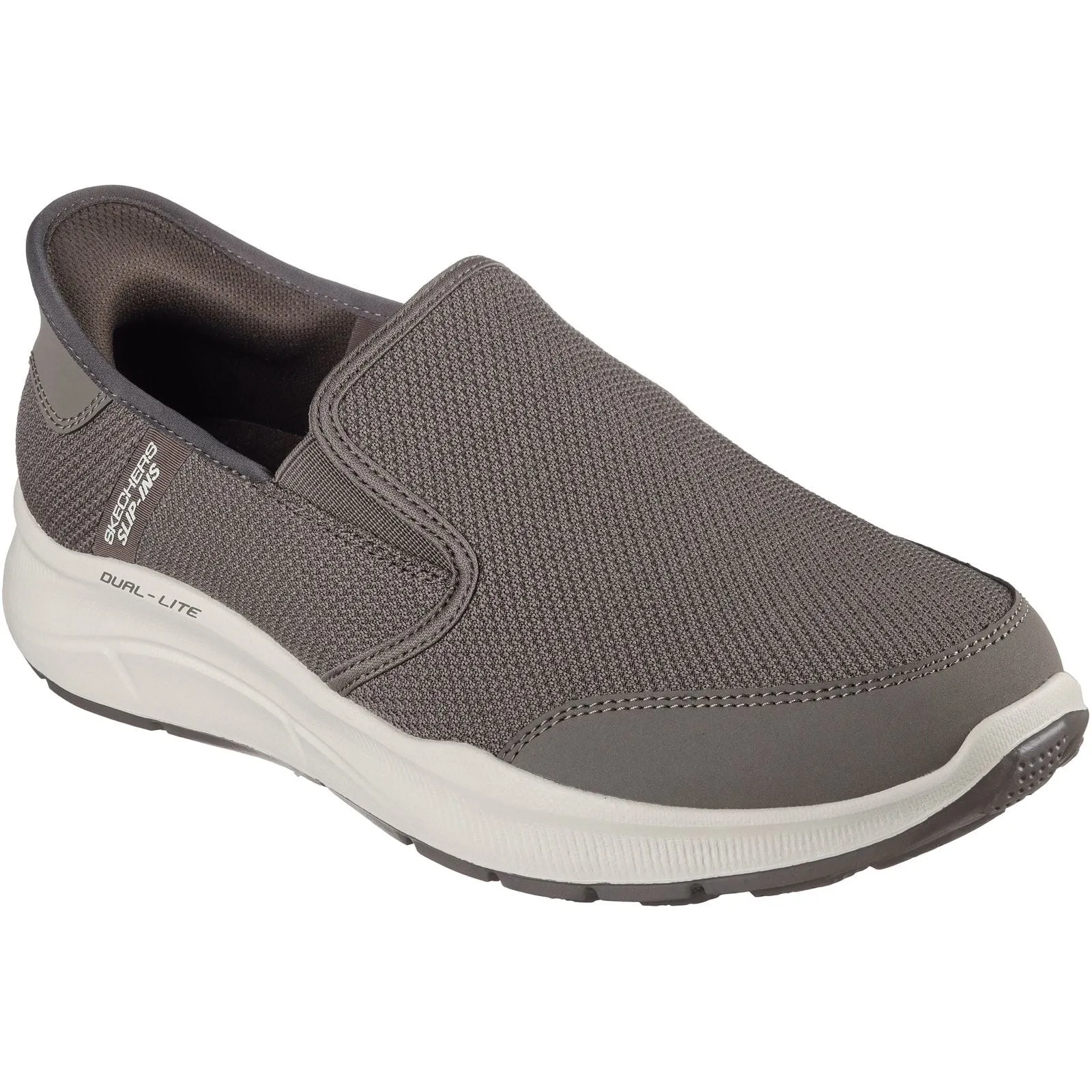 Picnic Easy Genuine Leather Upper Skechers Mens Equalizer 5.0 Drayze Shoes Taupe