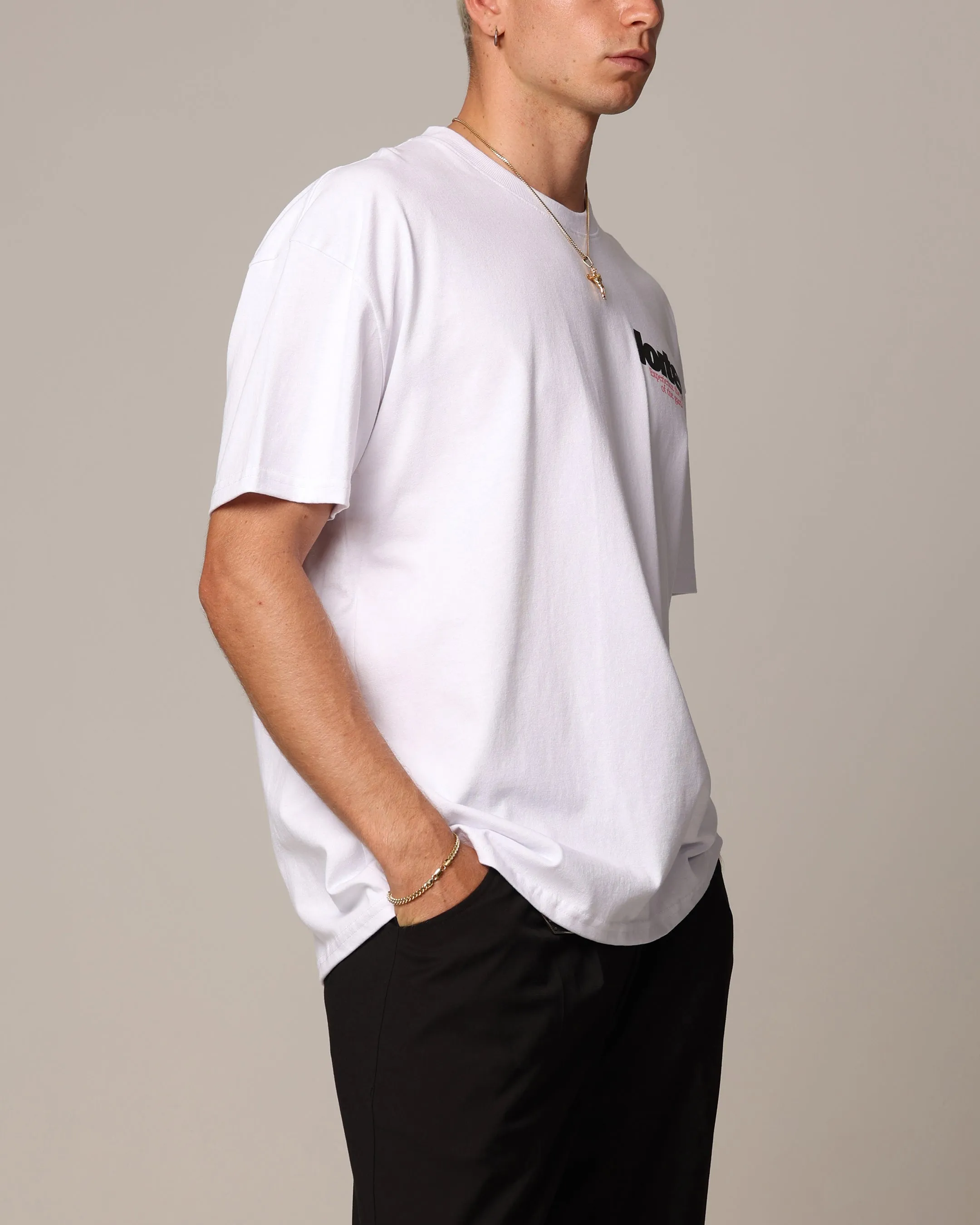 Fit for Any Season Trendy Layering Loiter Bonsai Heavyweight T-Shirt White