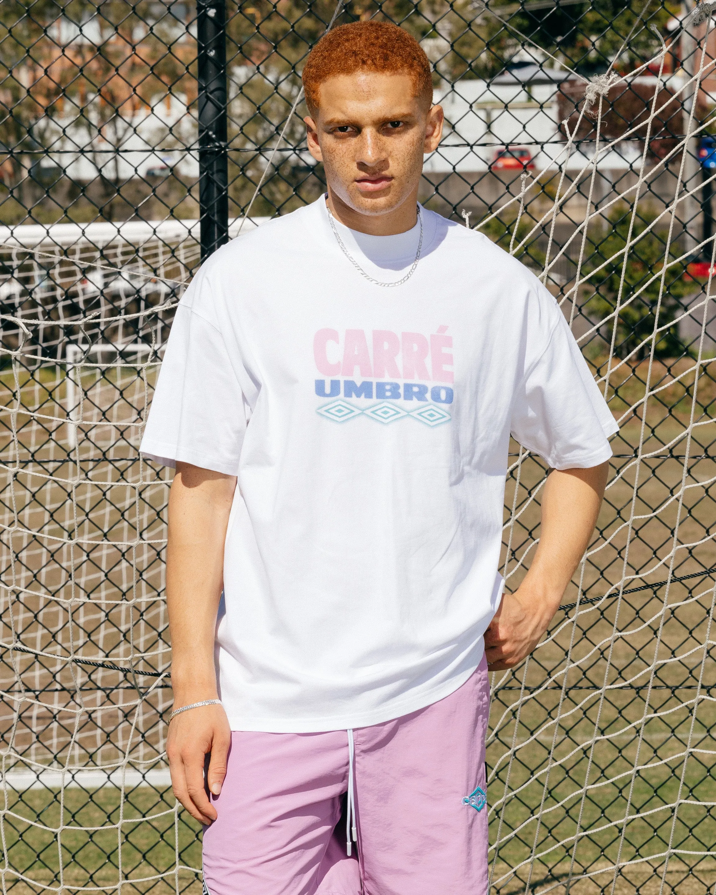 Modern Smart Fit For All Day Carr?? X Umbro Forward Vintage T-Shirt White