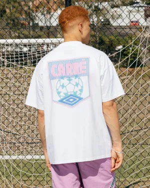 TaglessDesign Cozy Touch Carr?? X Umbro Forward Vintage T-Shirt White