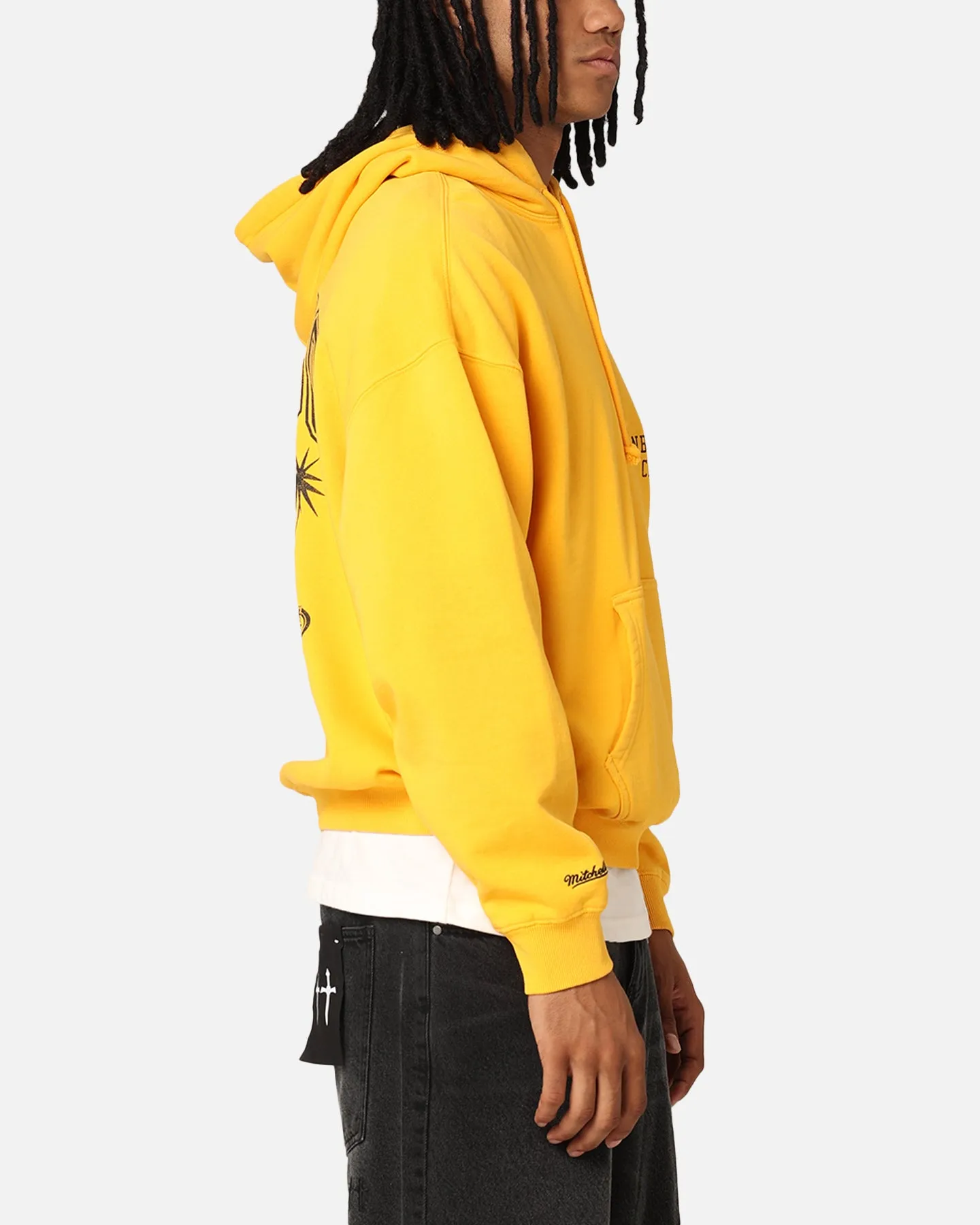 indoor relaxation Mitchell & Ness Chicago Bulls Rings Hoodie Ochre
