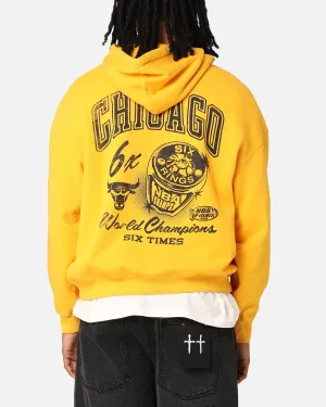 Mitchell & Ness Chicago Bulls Rings Hoodie Ochre Spring Layer Active Apparel