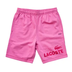 Gentle Breeze Universal Clasp Mechanism Lacoste Club Fleece Shorts (Pink)