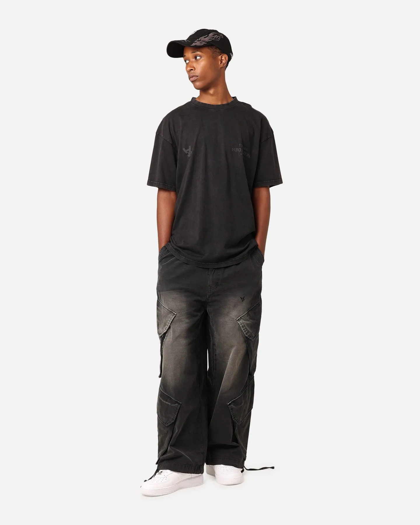 Summer Comfort The Anti Order Project Anti T-Shirt Black Acid Wash