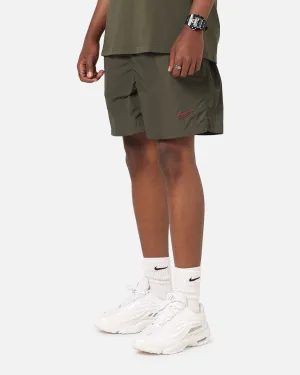 Quick Drying Nike Nocta Cardinal Nylon Shorts Khaki