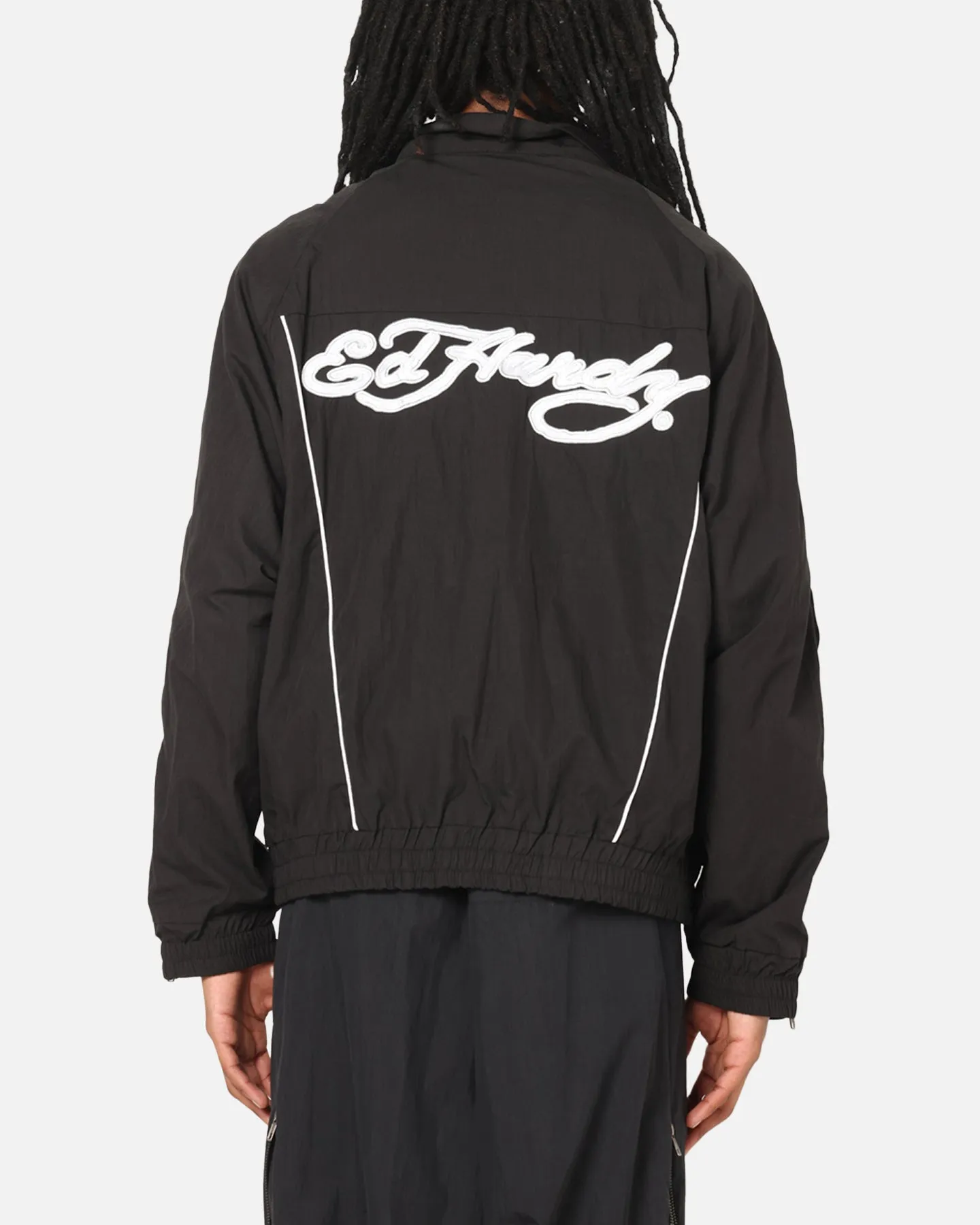 Mold Resistant Coating online purchase Ed Hardy Zip Track Jacket Black