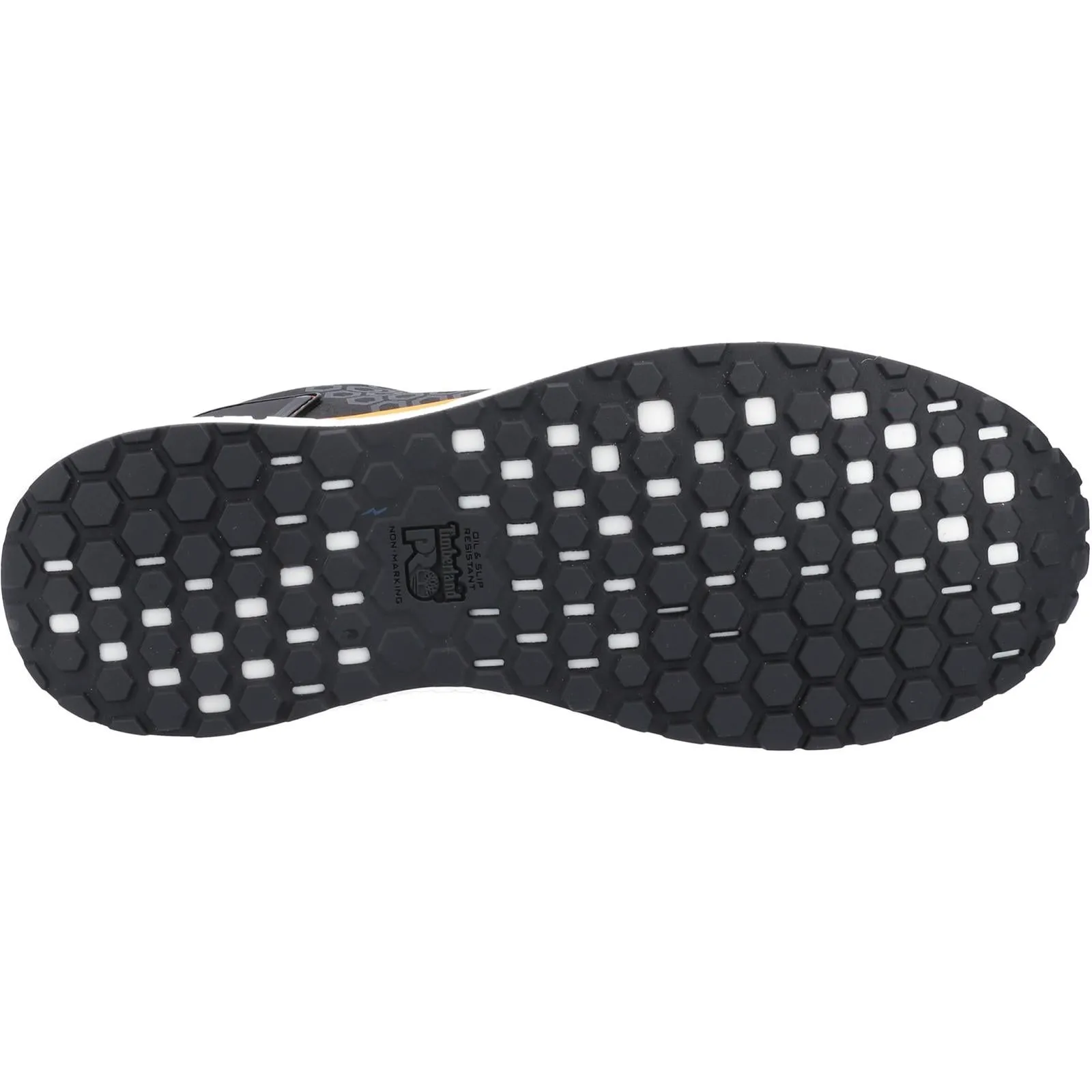 Timberland Pro Mens Reaxion Composite Safety Trainer Black/Orange Global Fit