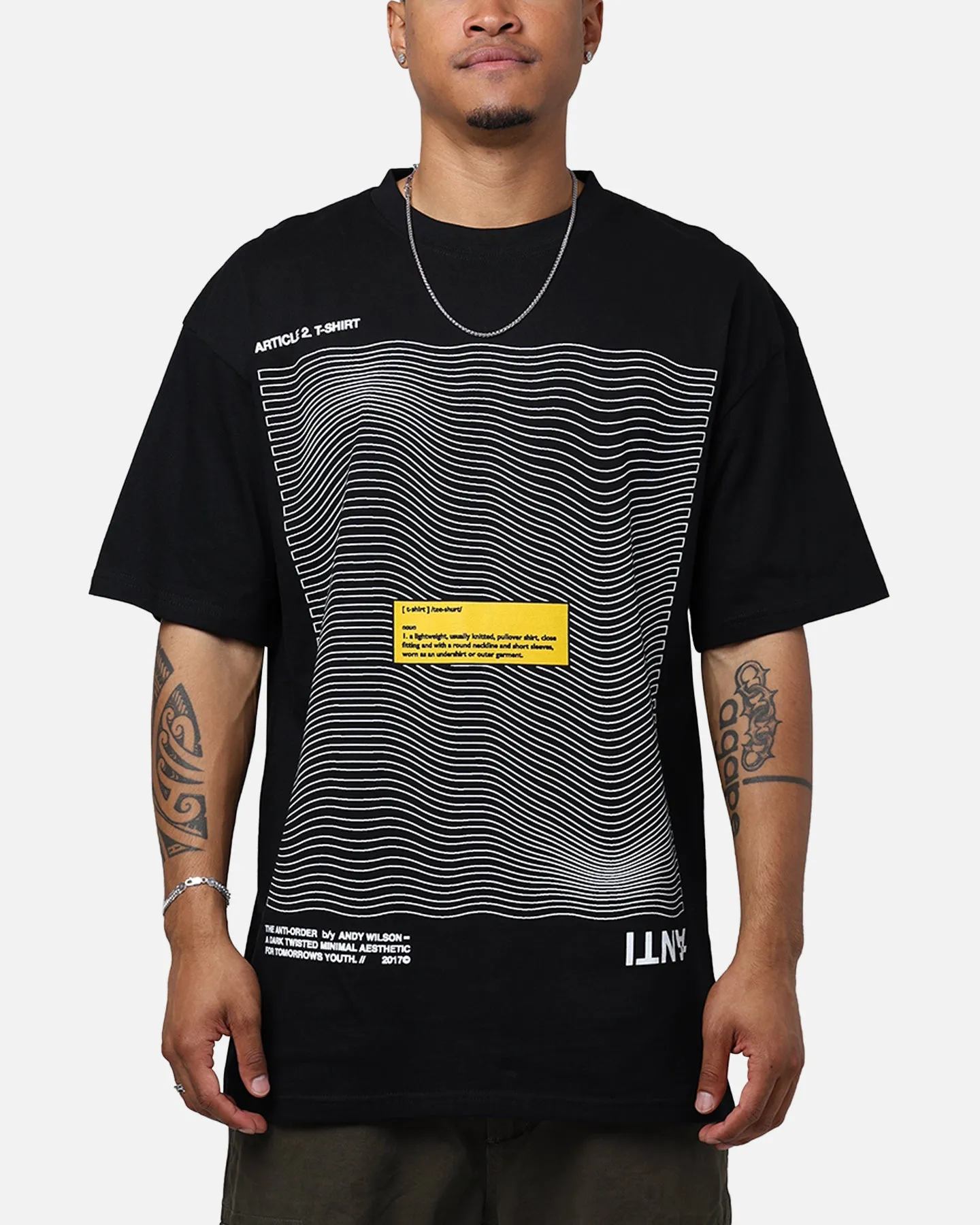 Airflow Mesh Panels The Anti Order Shurt T-Shirt Black