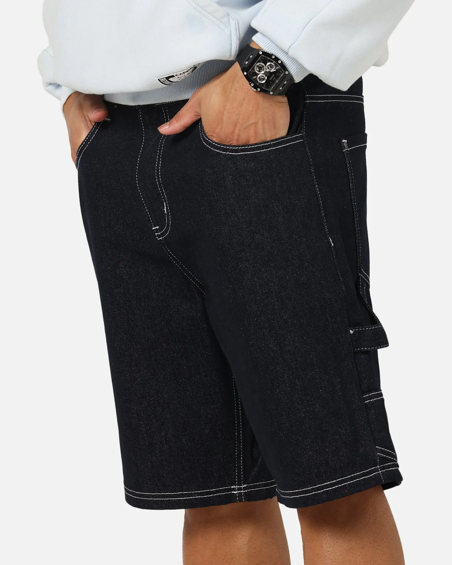 Carre Carpenter Jorts Indigo Denim Comfort Cushion