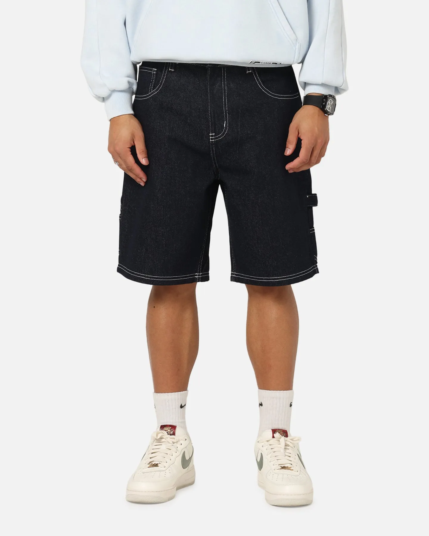 Carre Carpenter Jorts Indigo Denim Weekend Outing Quick Fit Design