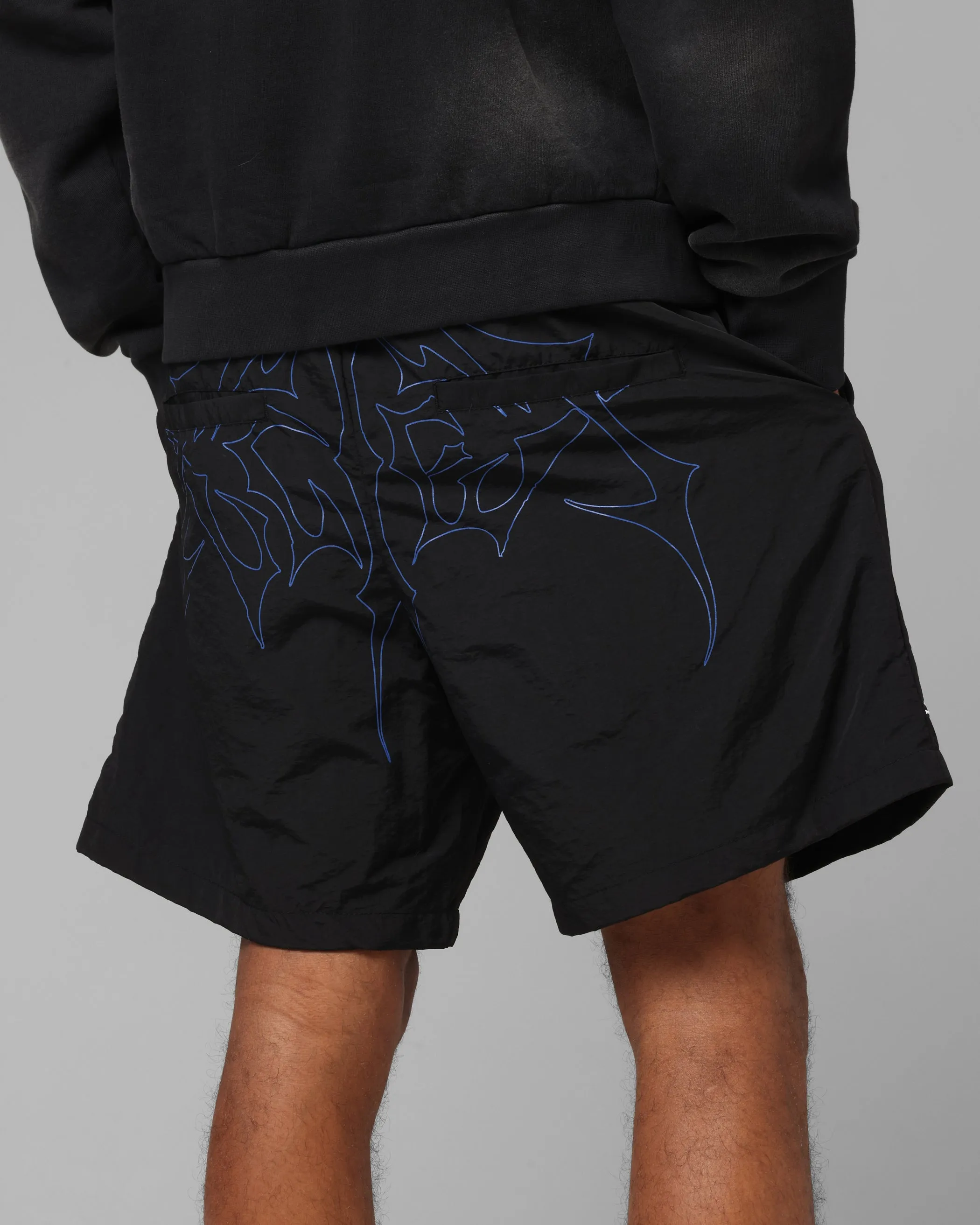Freedom Movement Tagless Labeling Loiter Hardcore Walk Shorts Black