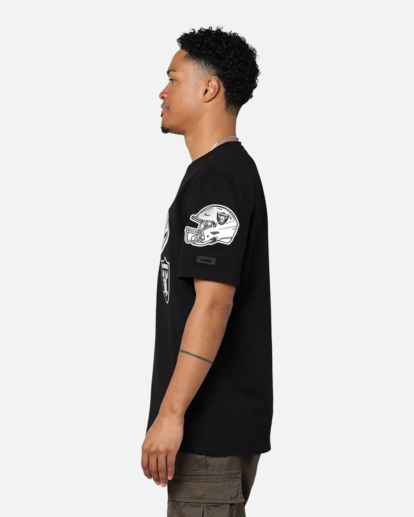 Cozy Comfort Elderly clothing Pro Standard Las Vegas Raiders SJ T-Shirt Black