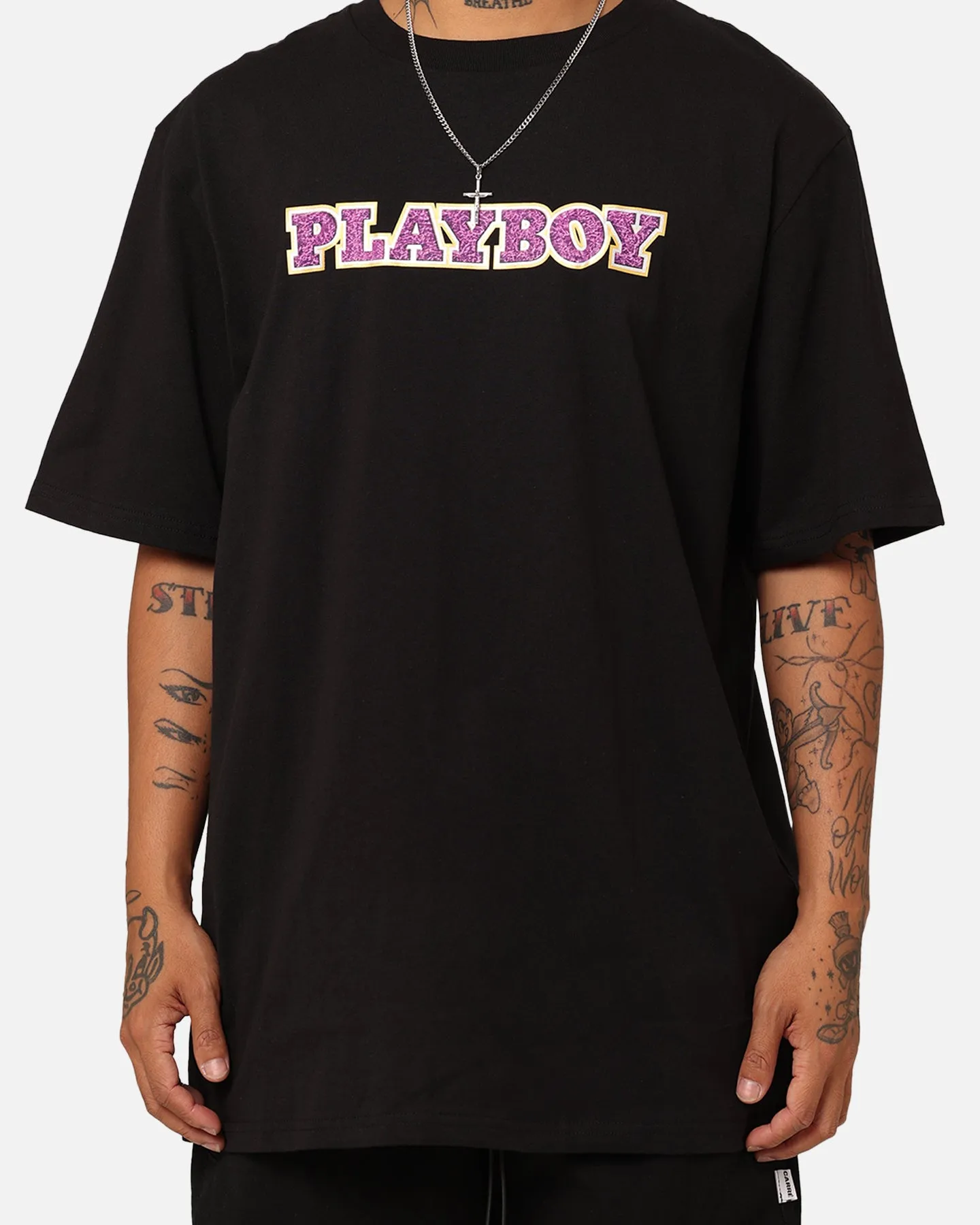 Playboy Playboy Covers T-Shirt Black Weekend Smart Look Essential Look