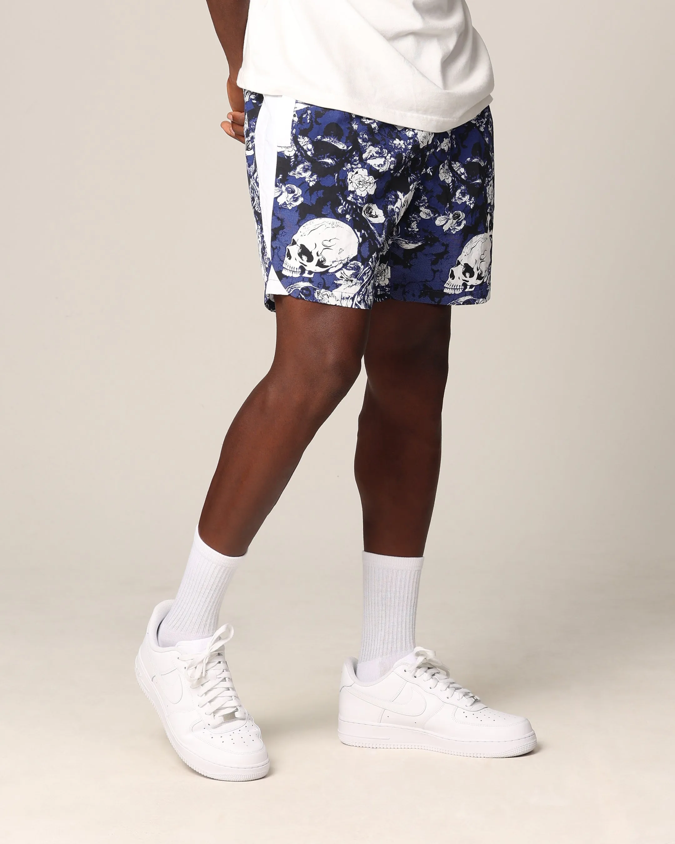 Saint Morta Relic Nylon Shorts Blue/White Dynamic Flex Zones