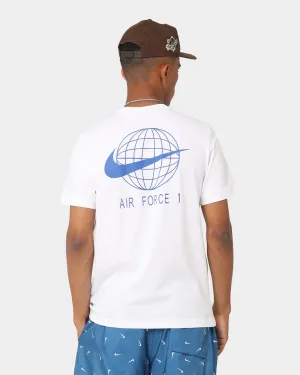Wicking Interlock Knit Nike Nike Sportswear AF1 LBR T-Shirt White