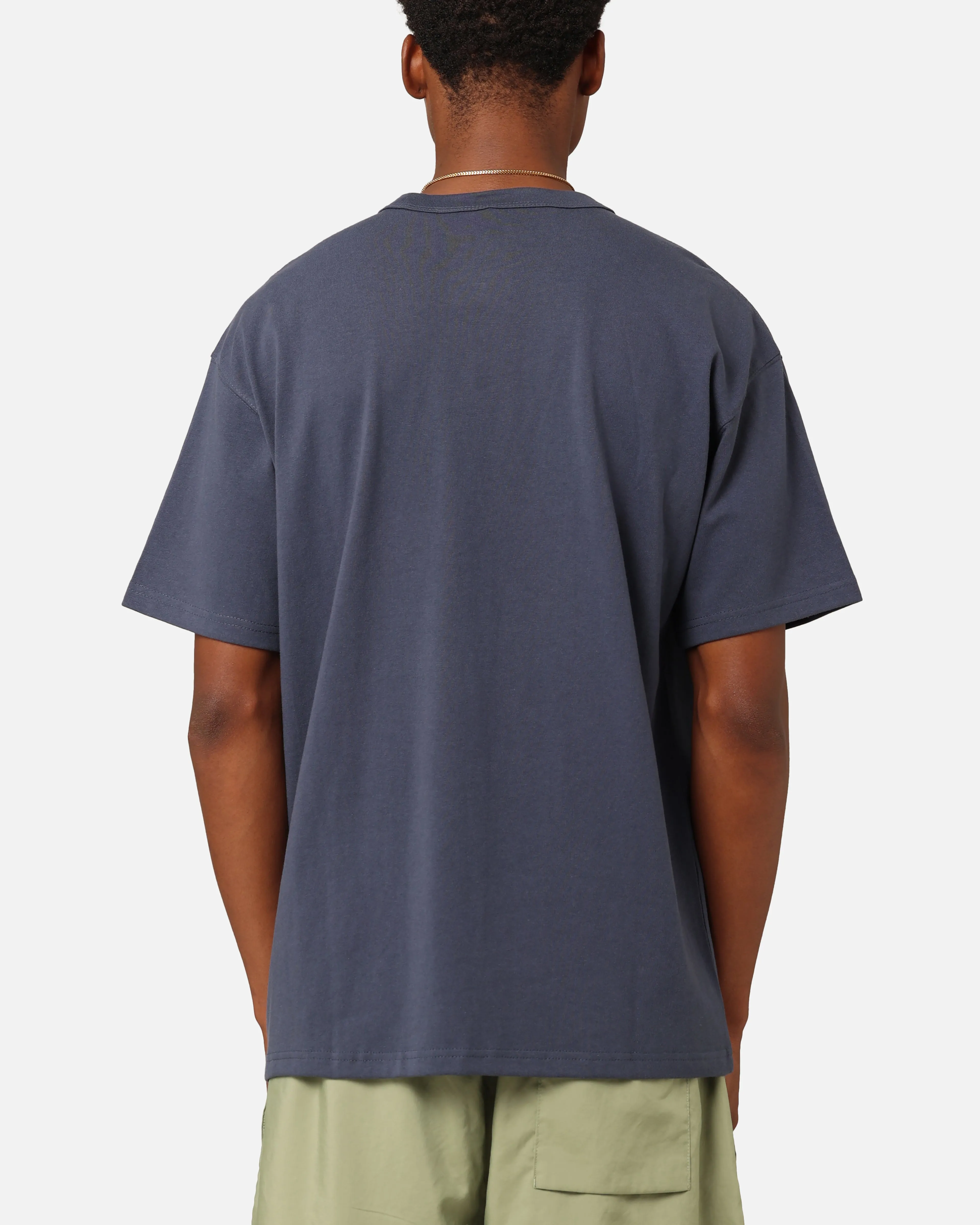 Nike Sportswear Premium Essentials Sustainable T-Shirt Thunder Blue ColorfastFabricTech No Shrink Technology