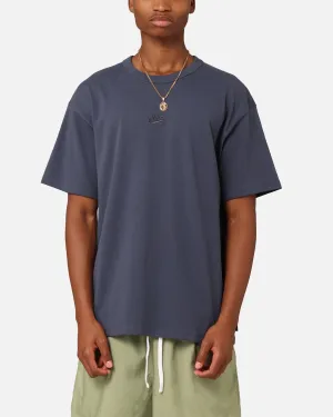 Nike Sportswear Premium Essentials Sustainable T-Shirt Thunder Blue Recycled Polyester Thread Active Lifestyle