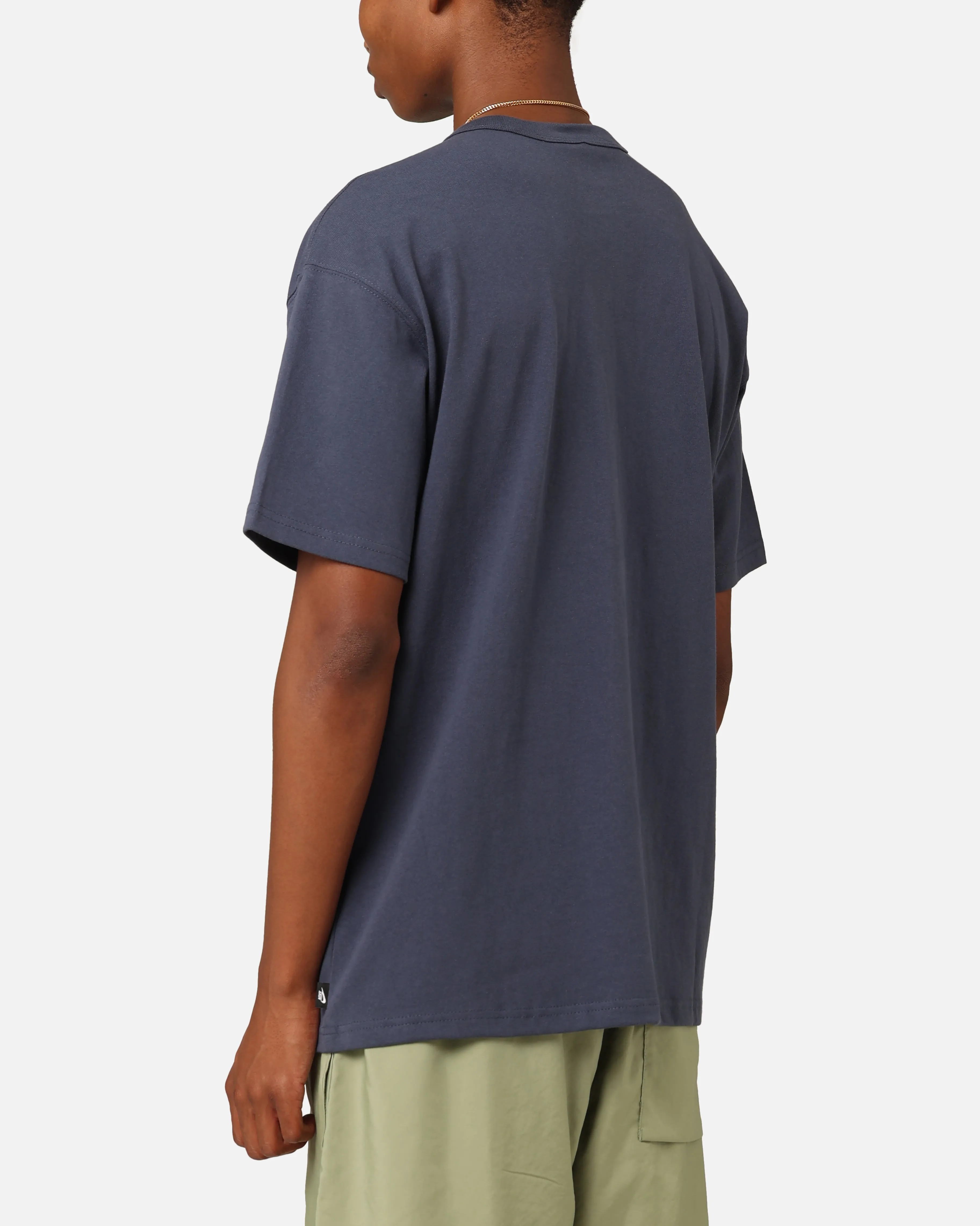 Crew neck classic Daily Favorite Nike Sportswear Premium Essentials Sustainable T-Shirt Thunder Blue