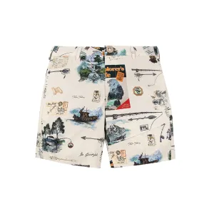 OdorResistant FlexibleJointConstruction Paper Plane Explorer Life Cargo Short