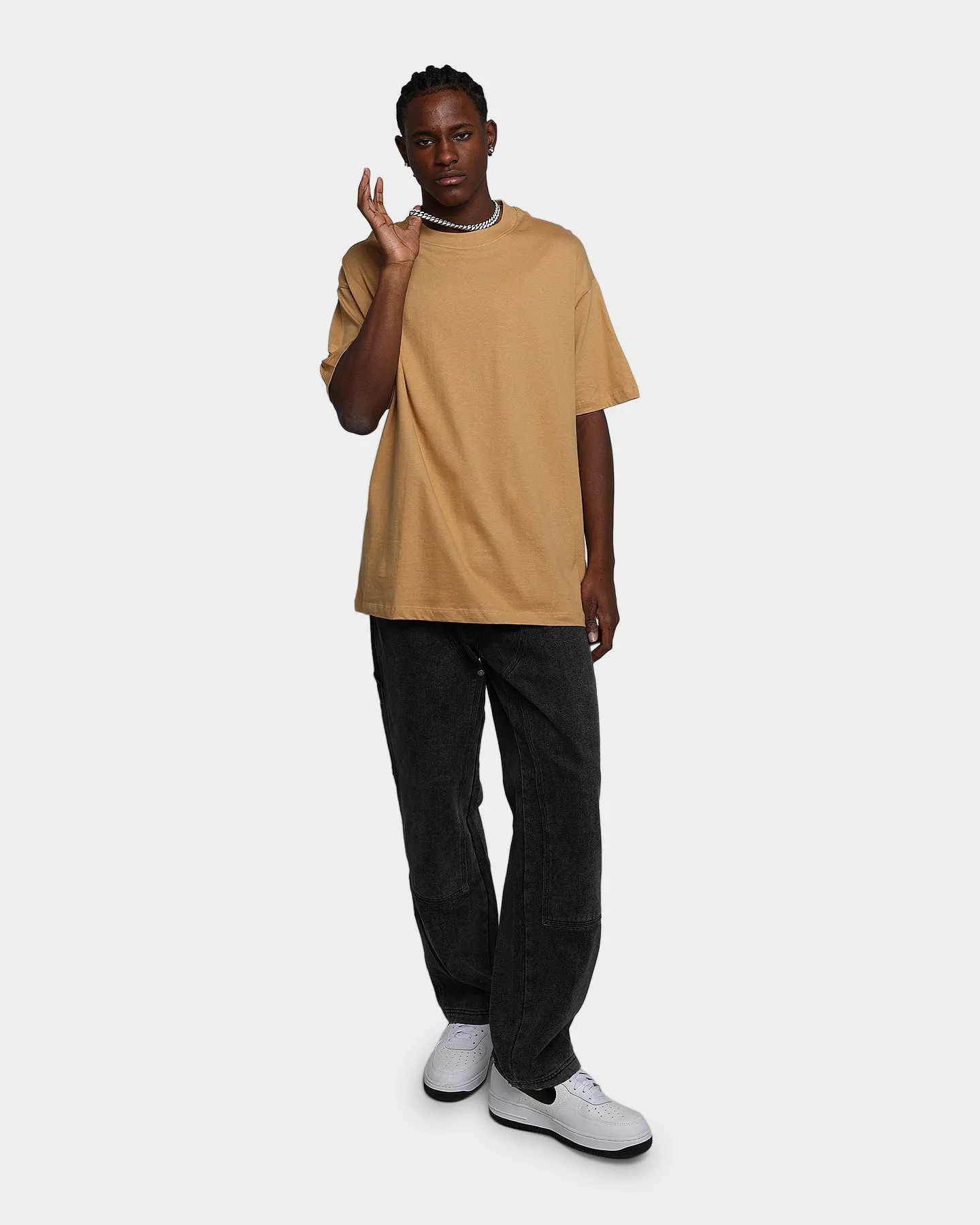 MNML Every Day II T-Shirt Khaki Cozy Touch