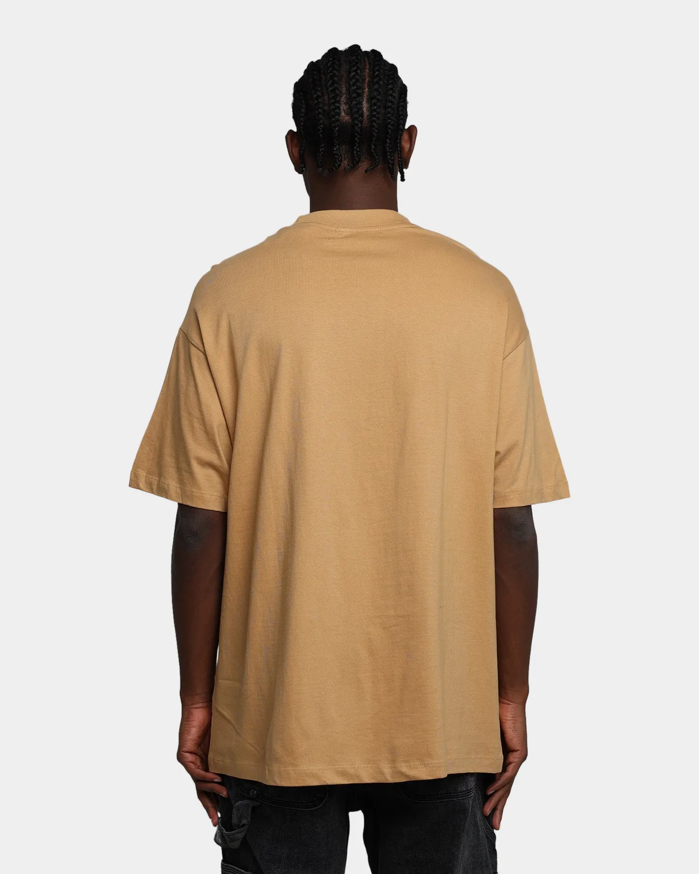 Fur combination MNML Every Day II T-Shirt Khaki