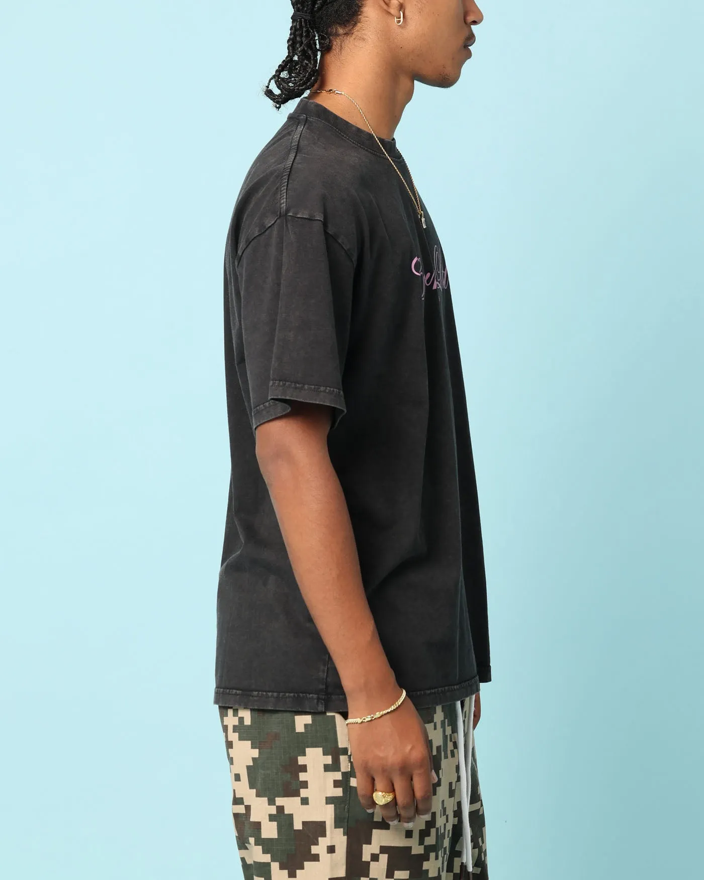 Carre Ltd T-Shirt Washed Black Easy to Style