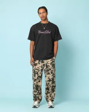 Carre Ltd T-Shirt Washed Black Weekend Look Durable Stitching