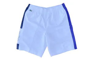 Moon Cool Lacoste SPORT Light Colorblock Shorts (White/Blue)