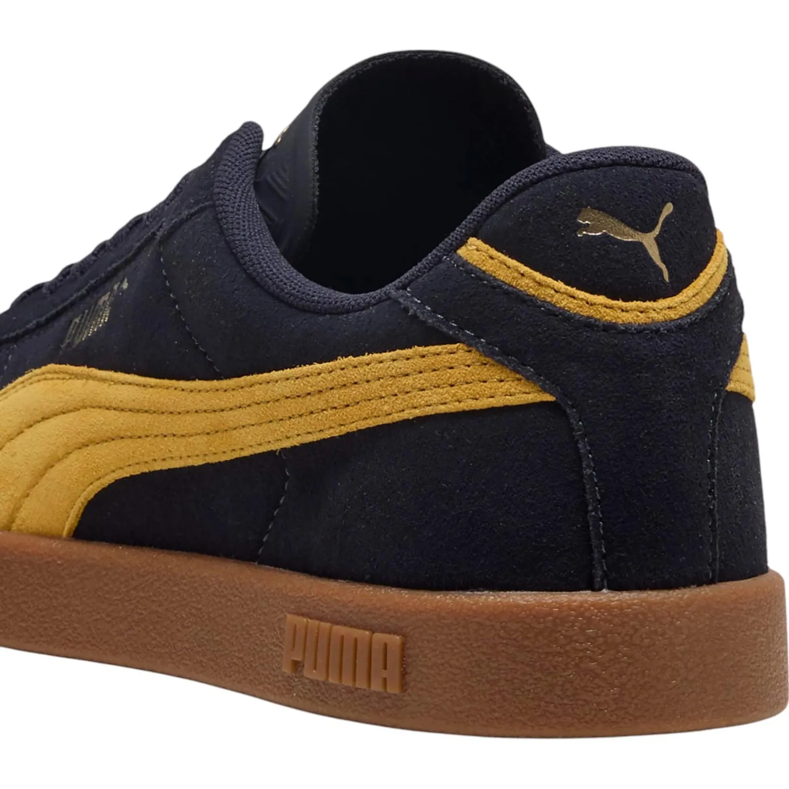 Puma Club II Era Mens Regular-Width Suade Sneakers Versatile Everyday Wear