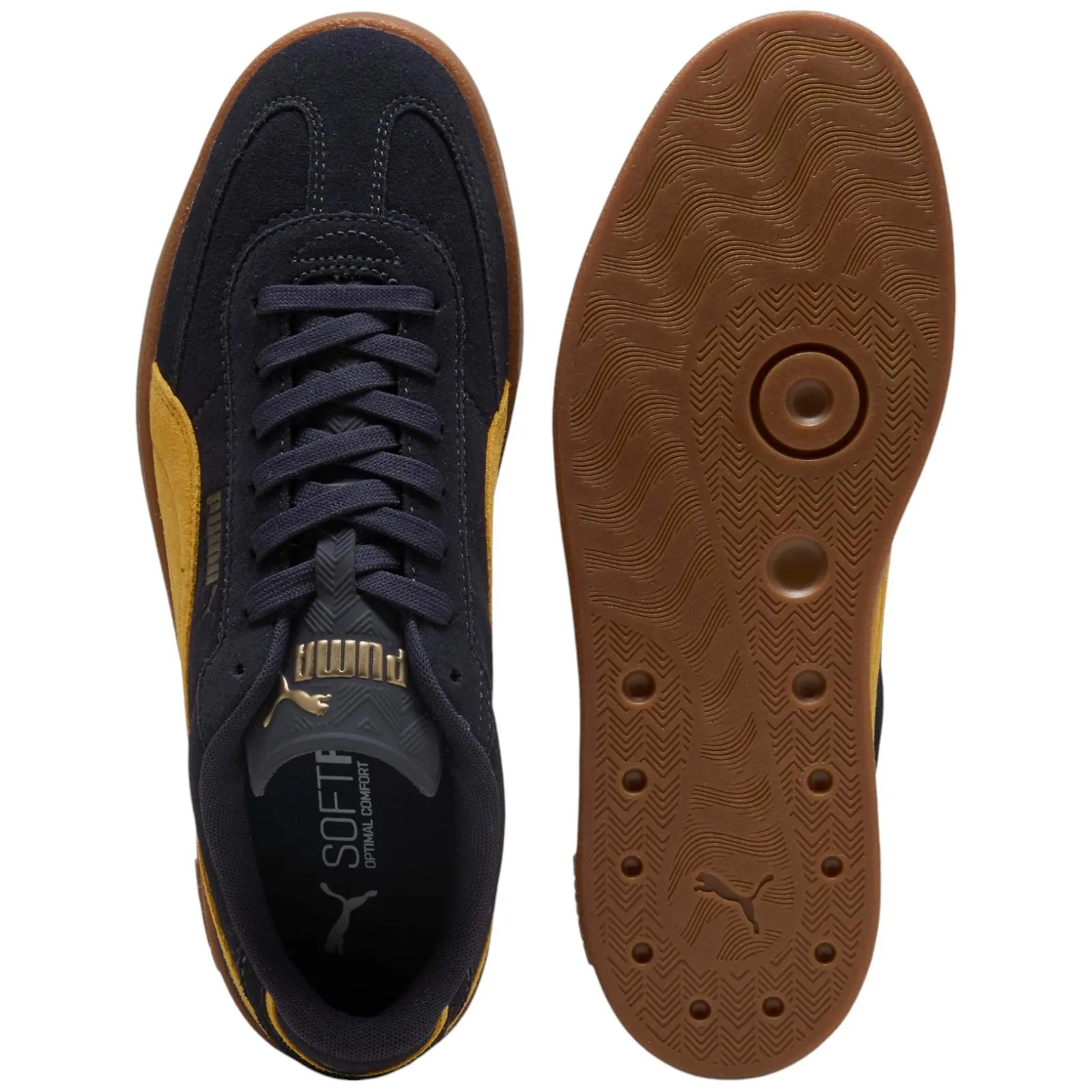 Ocean Edge Puma Club II Era Mens Regular-Width Suade Sneakers
