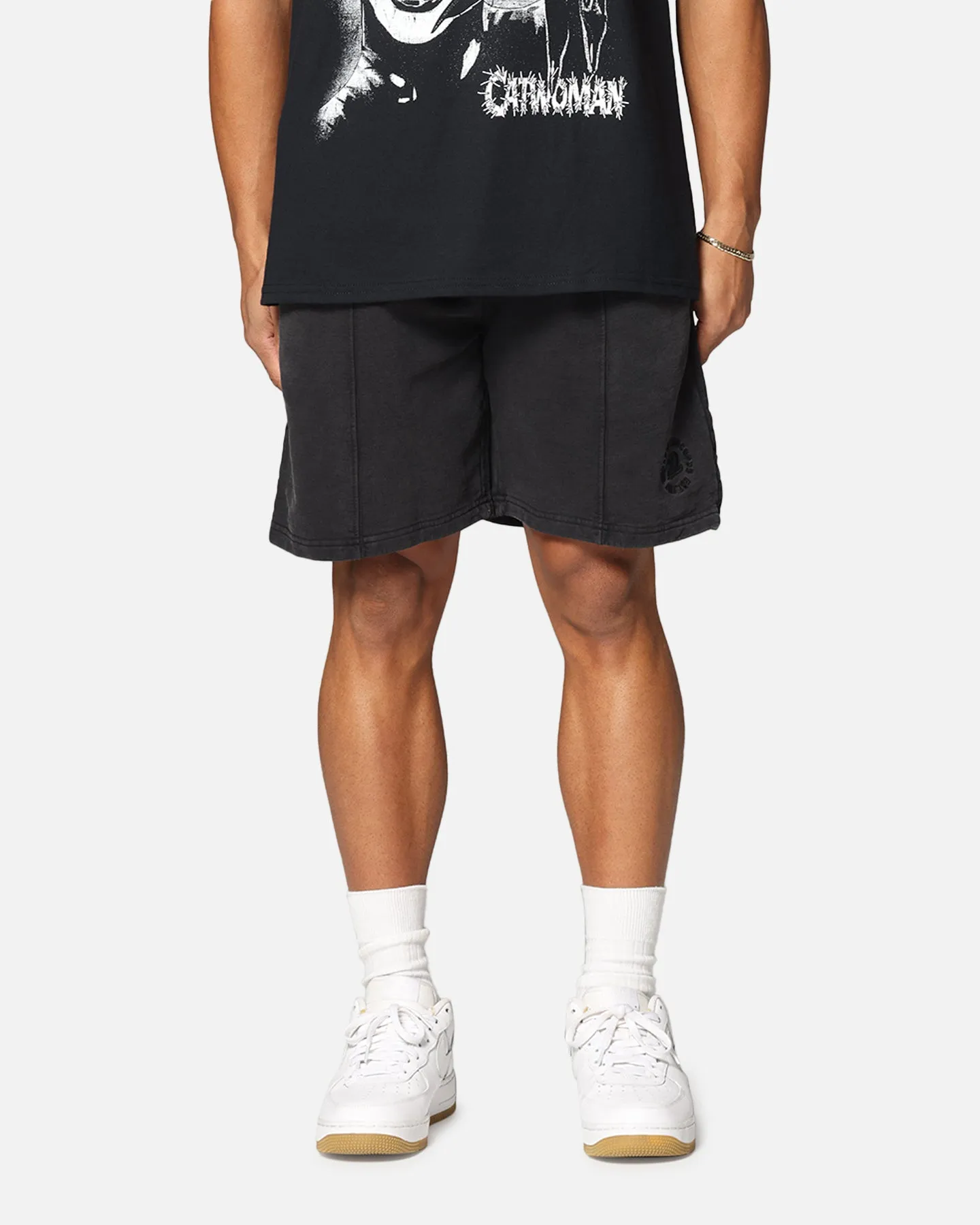 Dreamville Tonal Sweat Shorts Black Wash Quick Dry Tech