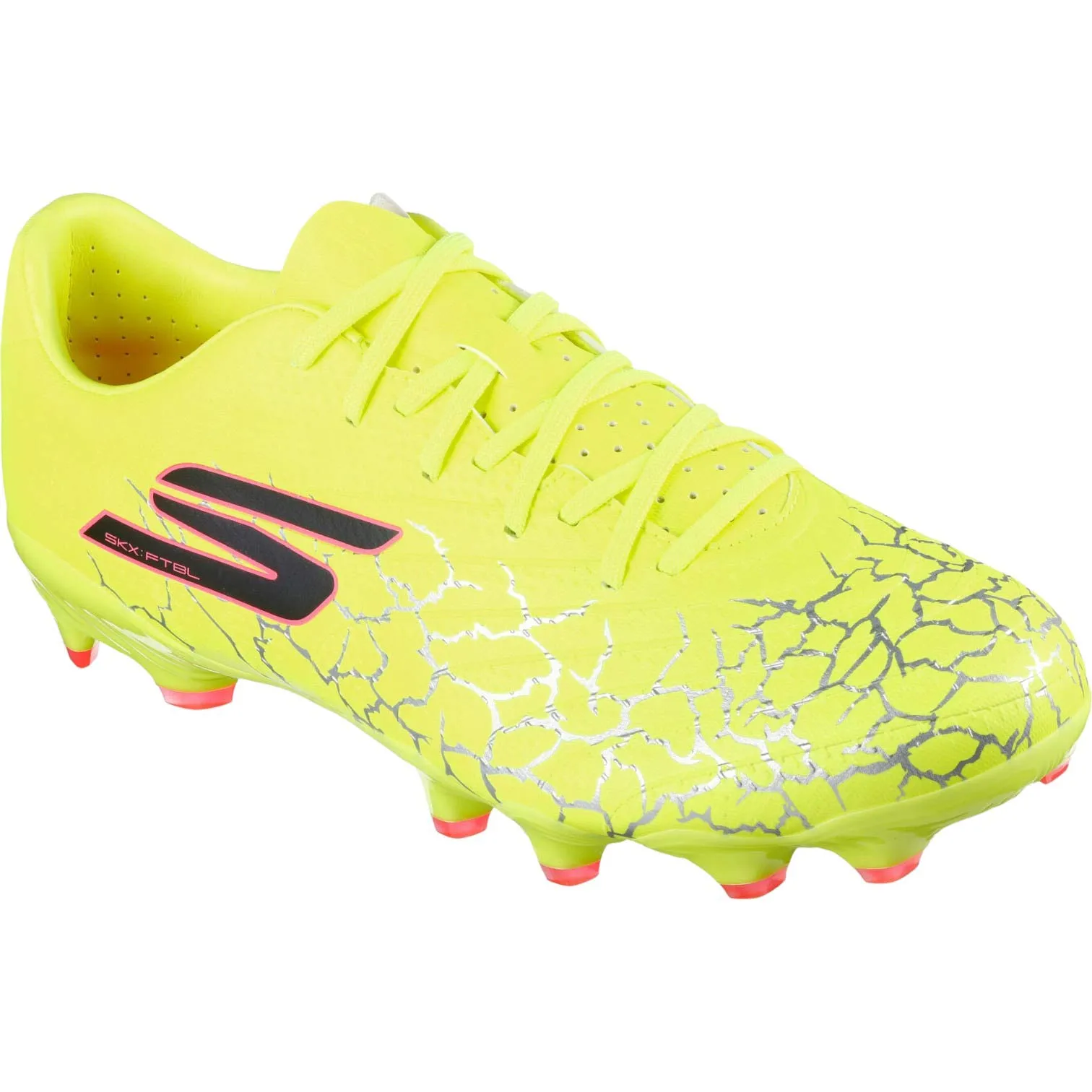 Red Skechers SKX_01 Gold Firm Ground Football Boots