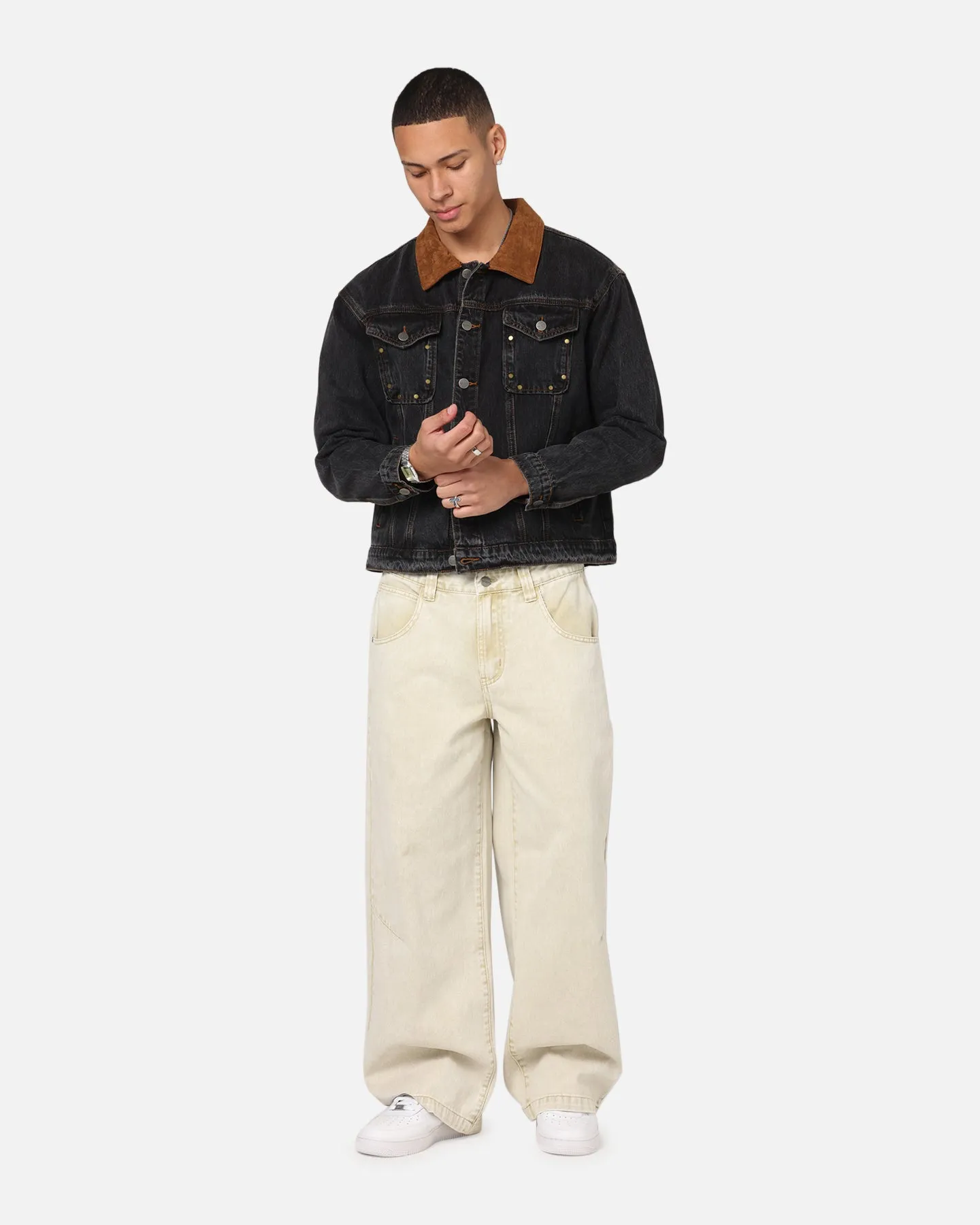 cruise trip Saint Morta Rodeo Drive Denim Jacket Black Shadow