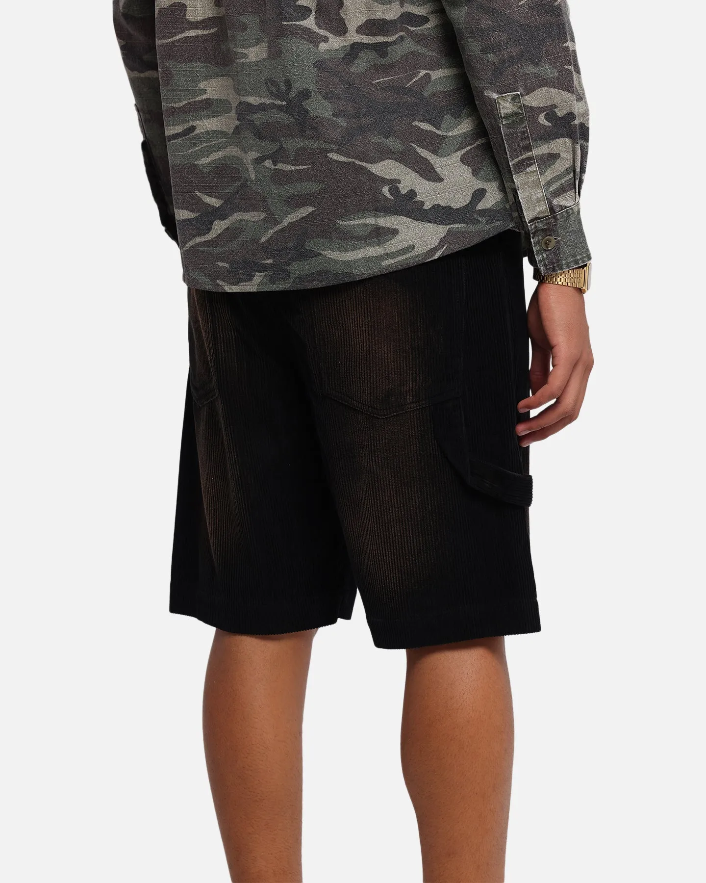 Temperature Regulating Fibers Breeze Ready XXIII Corduroy Wash Jorts Black