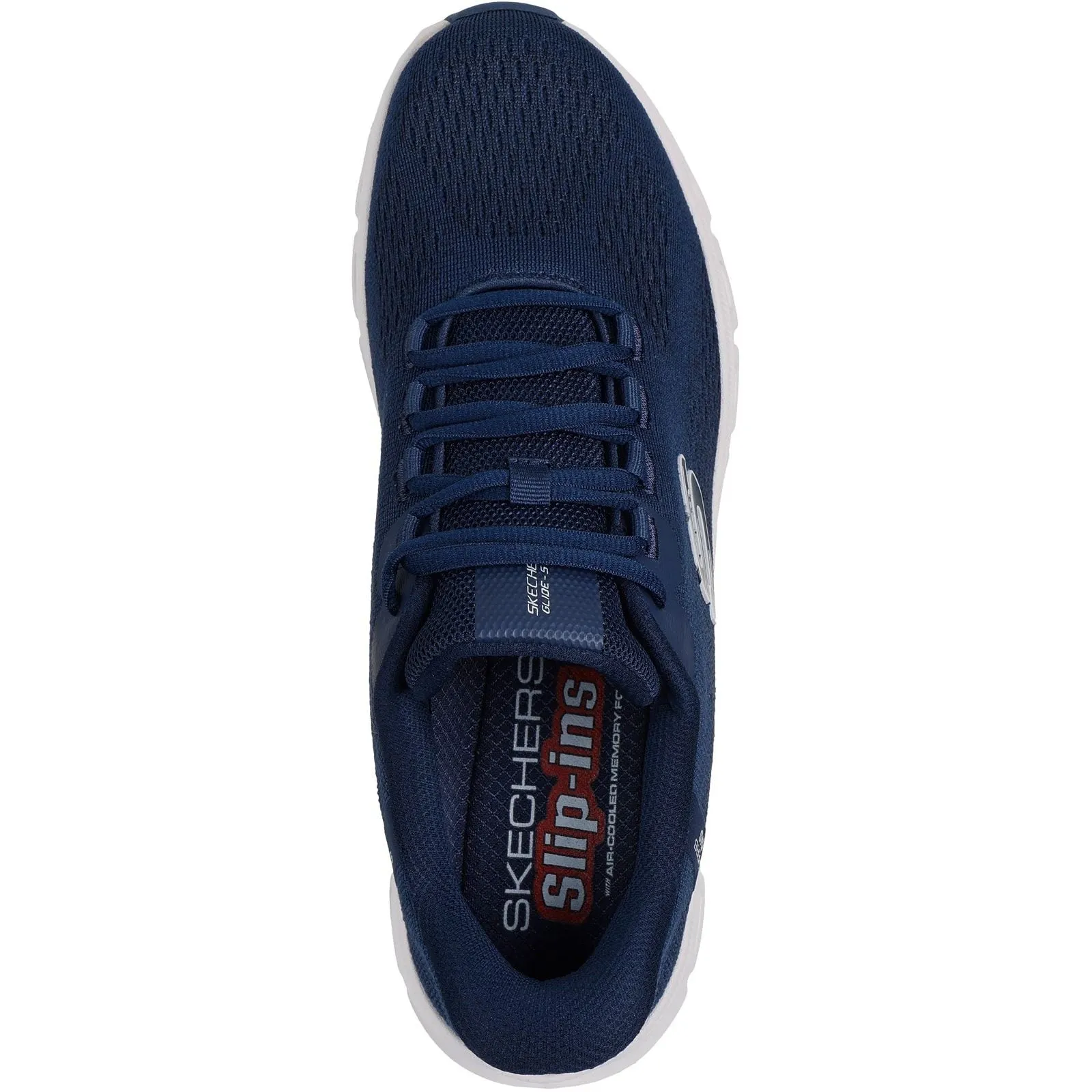 Skechers Mens Glide-Step Pro Elron Trainer Navy Dynamic Flex Grooves