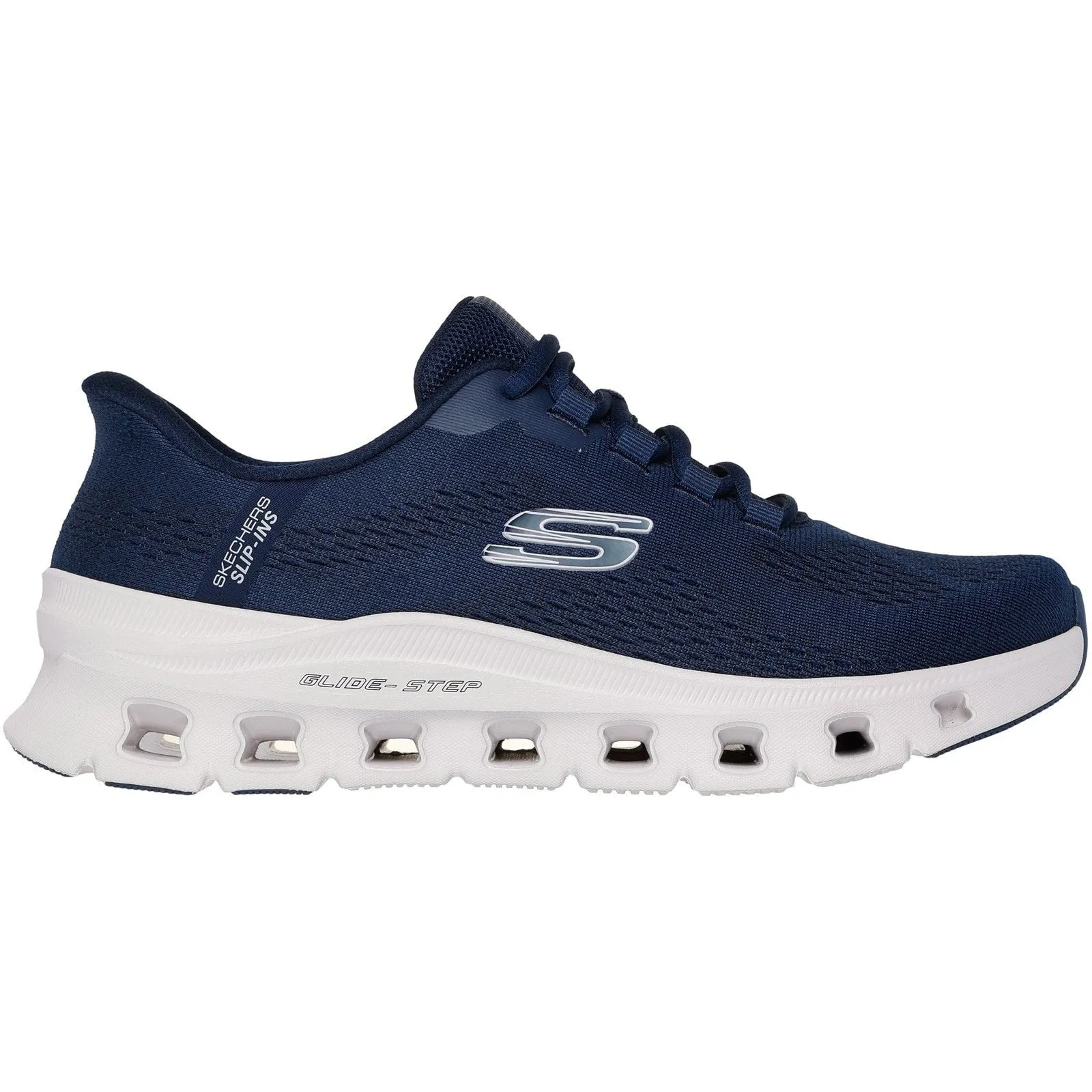 Clean Step Skechers Mens Glide-Step Pro Elron Trainer Navy