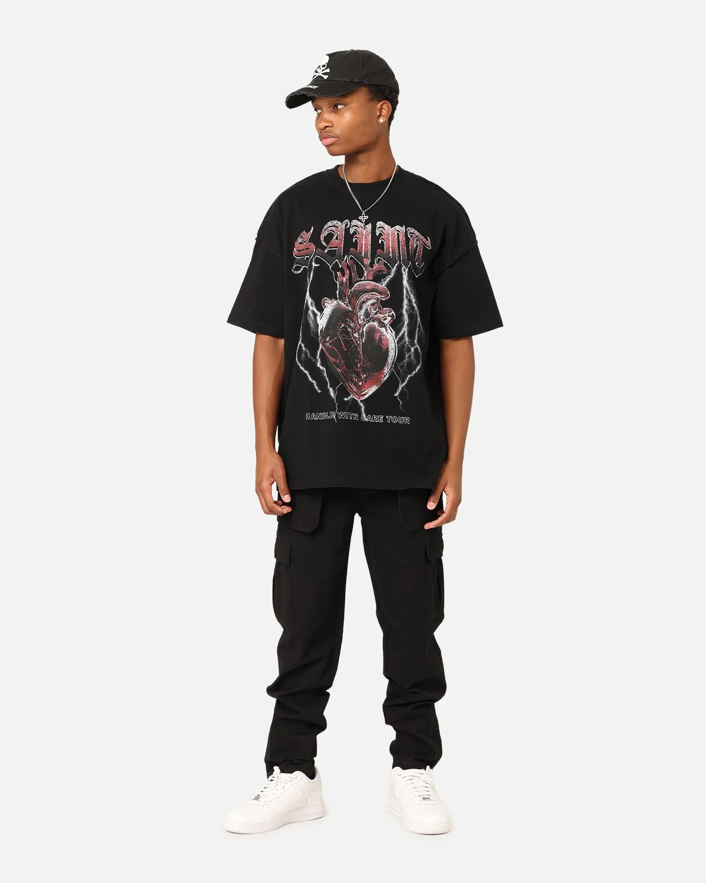EasyCareFabric Saint Morta Handle With Care Tour T-Shirt Black