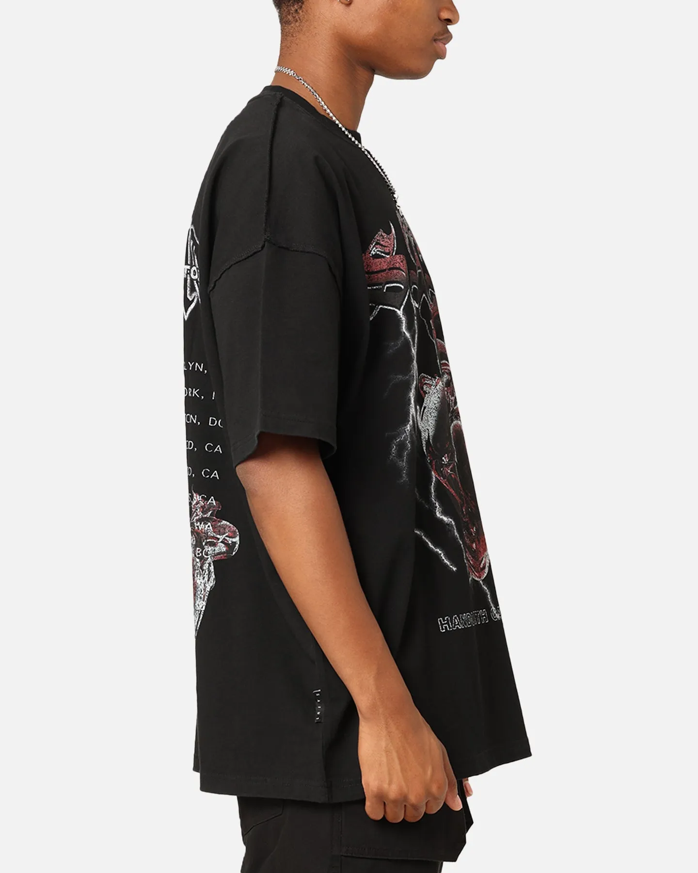 Fresh and Cool Saint Morta Handle With Care Tour T-Shirt Black