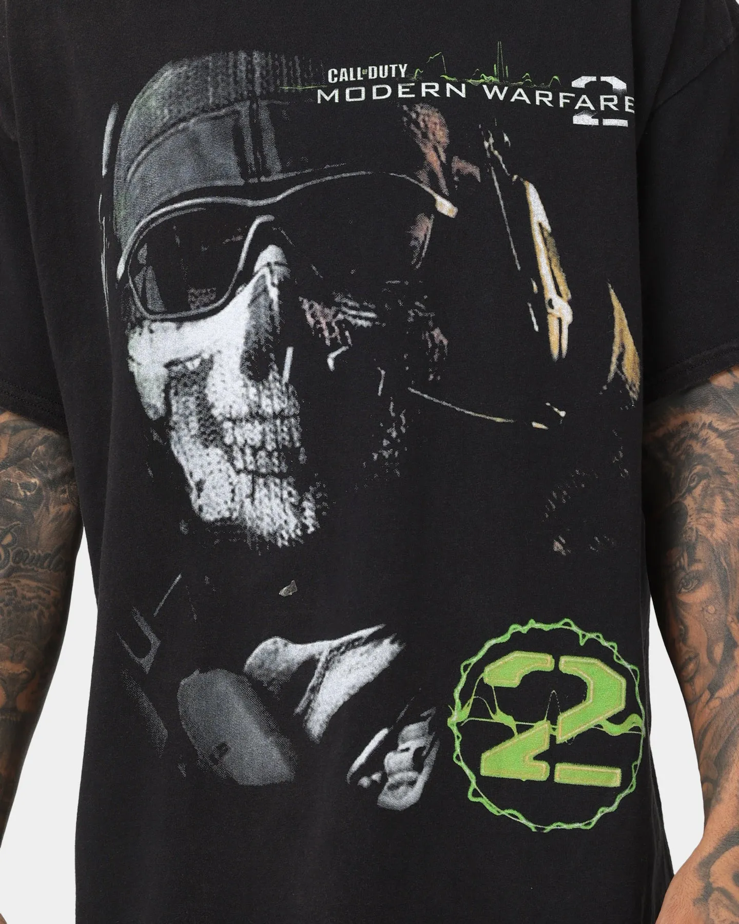 Goat Crew Modern Warfare Vintage T-Shirt Vintage Wash Smart Layering Pre Shrunk Cotton