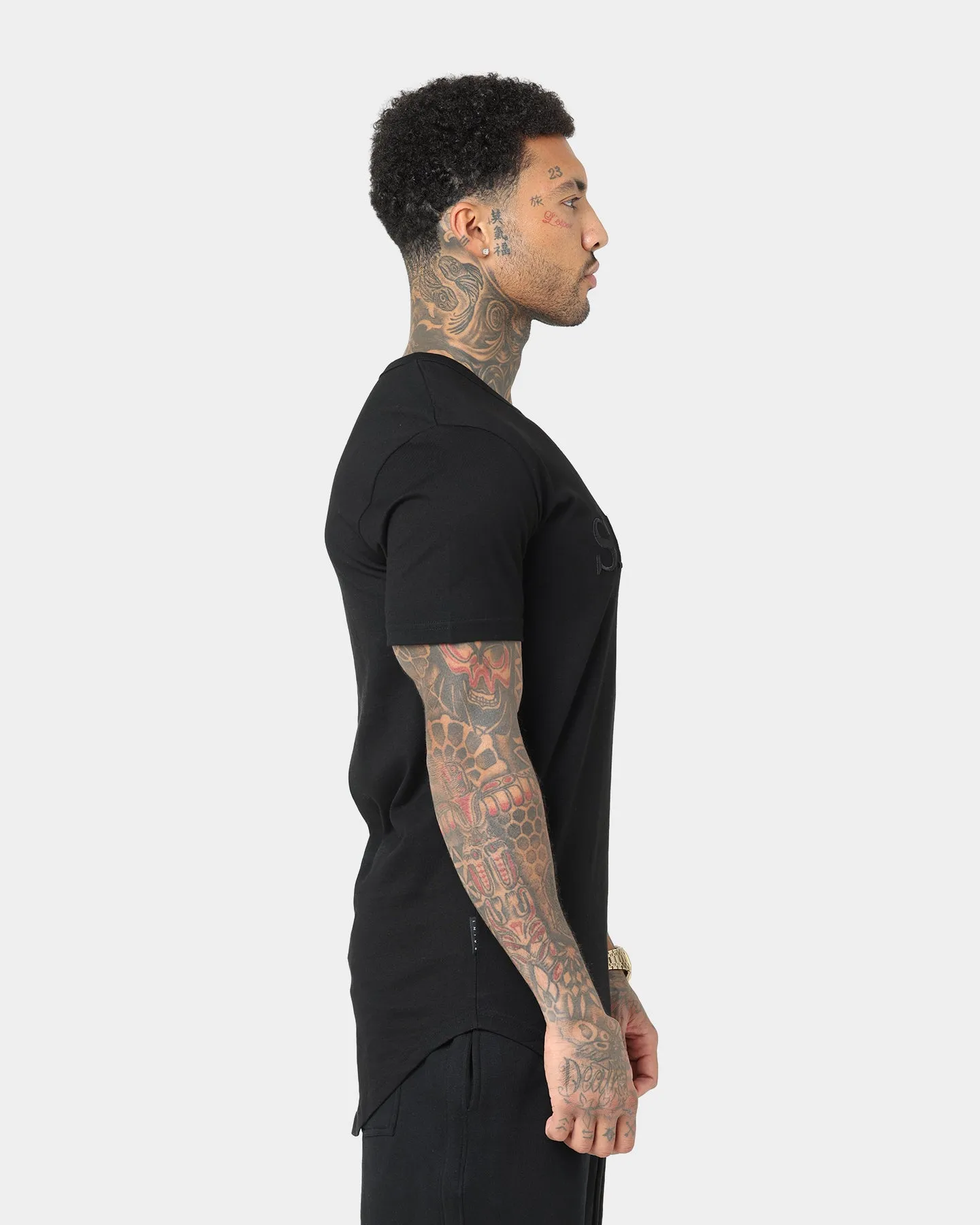 Stylish Wear Saint Morta Annex El Duplo Short Sleeve T-Shirt Black